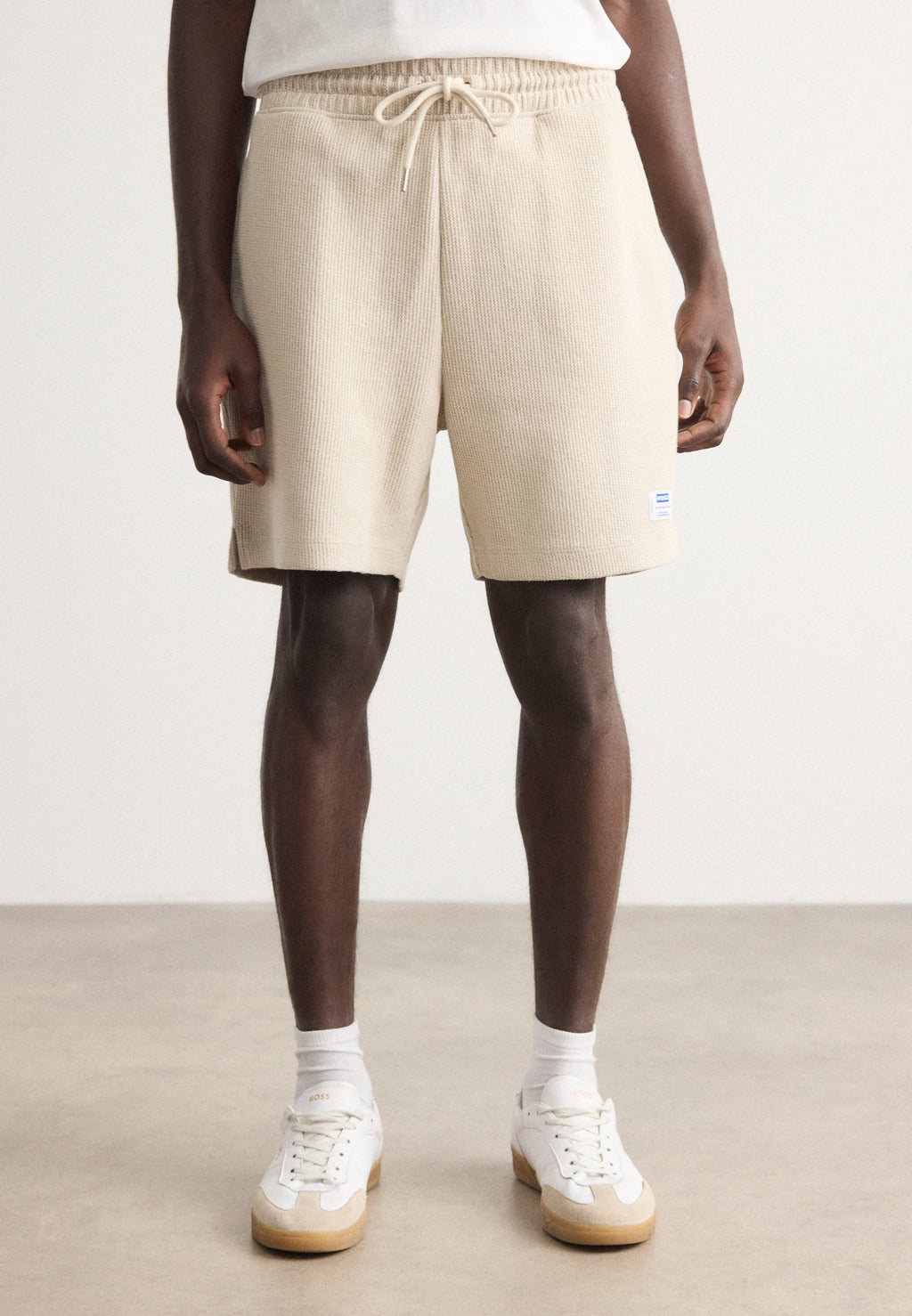 NUWAFFLO - Tracksuit bottoms - open white