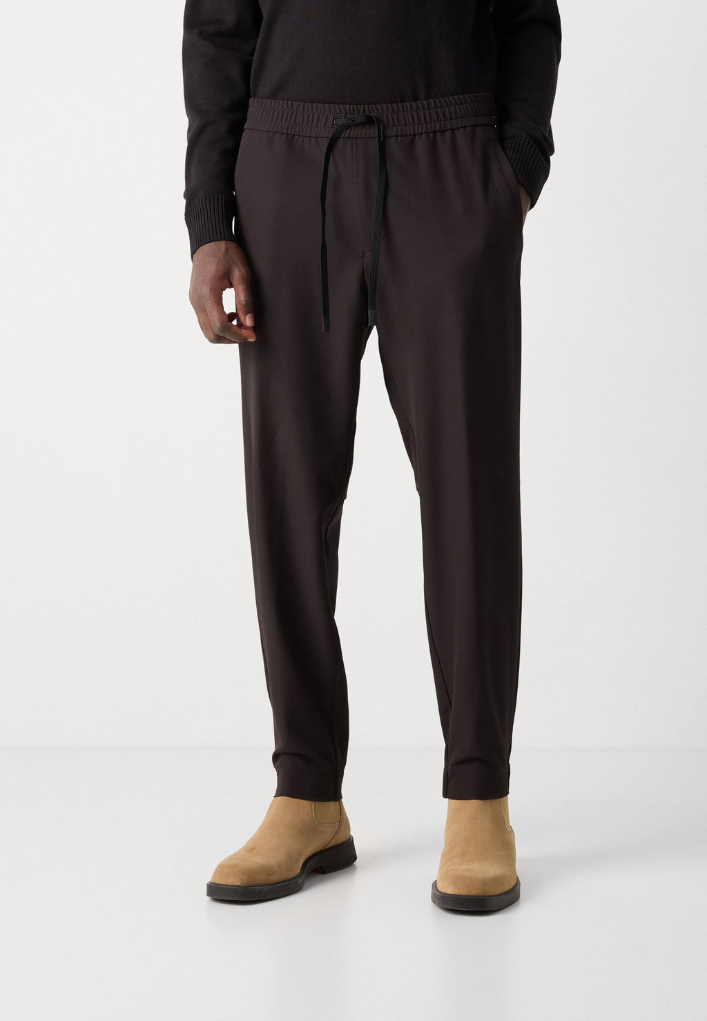 T_FLEX - Trousers - black