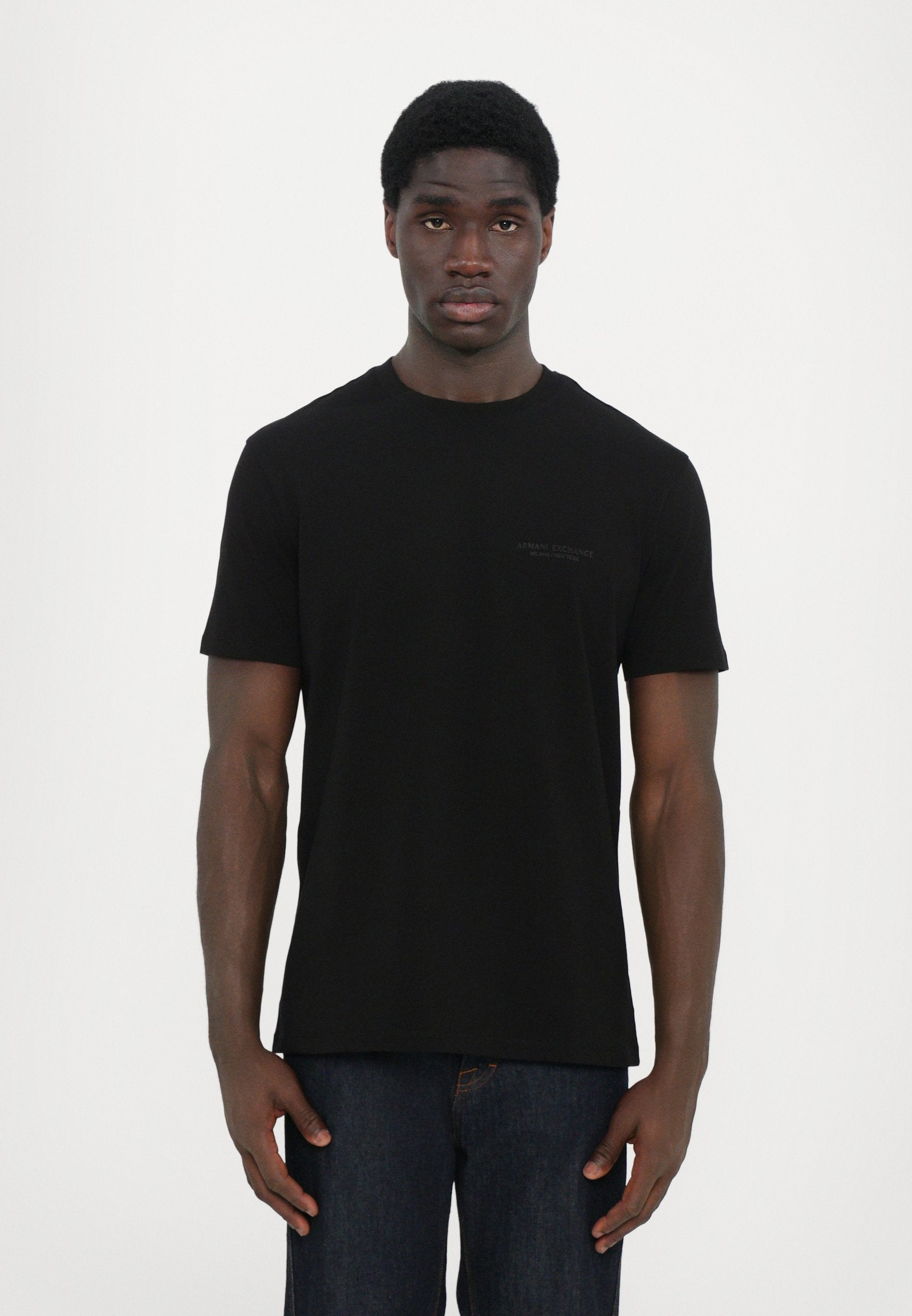 REGULAR - Basic T-shirt - black
