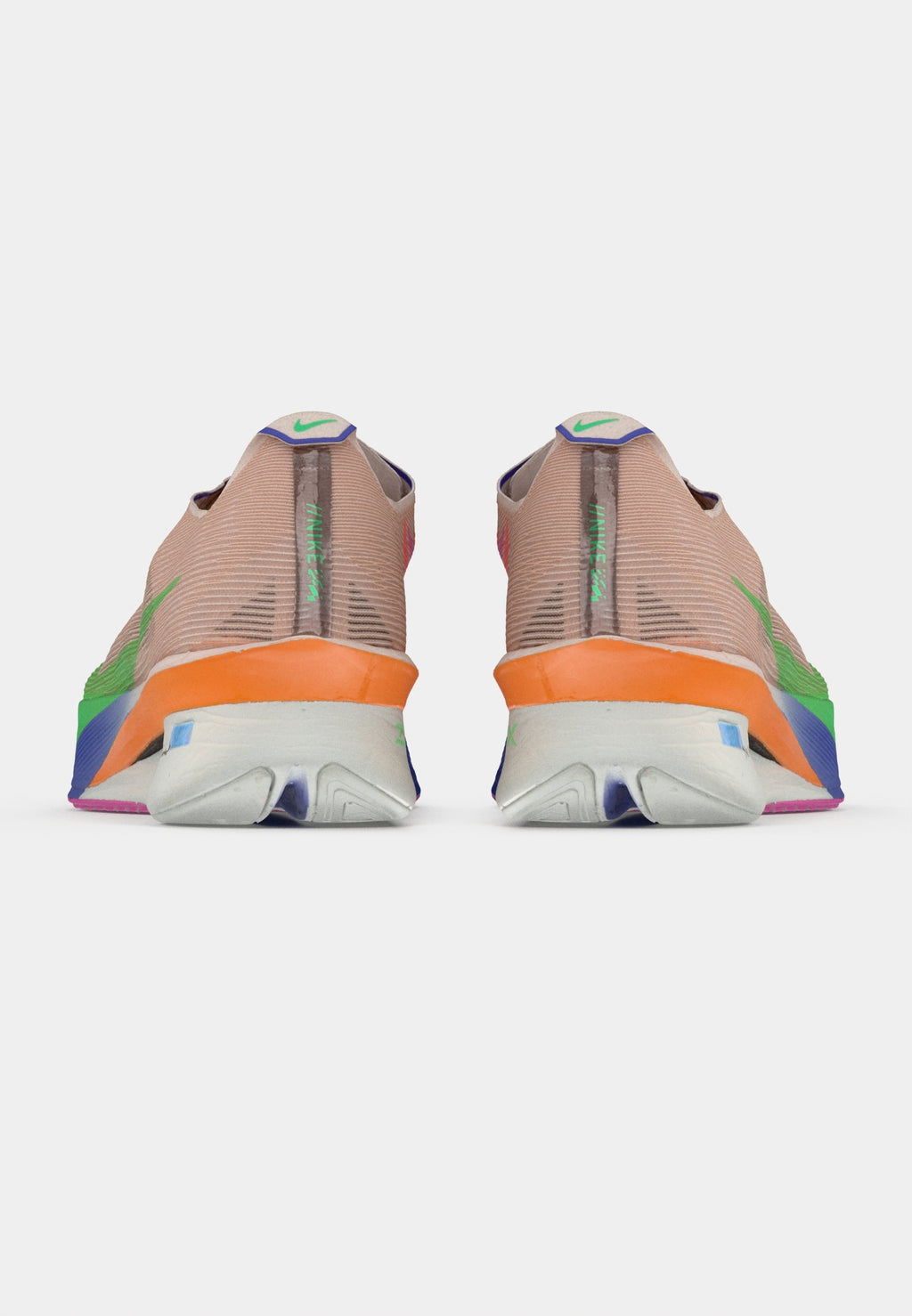 VAPORFLY 4 EK - Chaussures de running sur route - silt red/green shock/fire pink/bright ceramic/persian violet/spruce aura