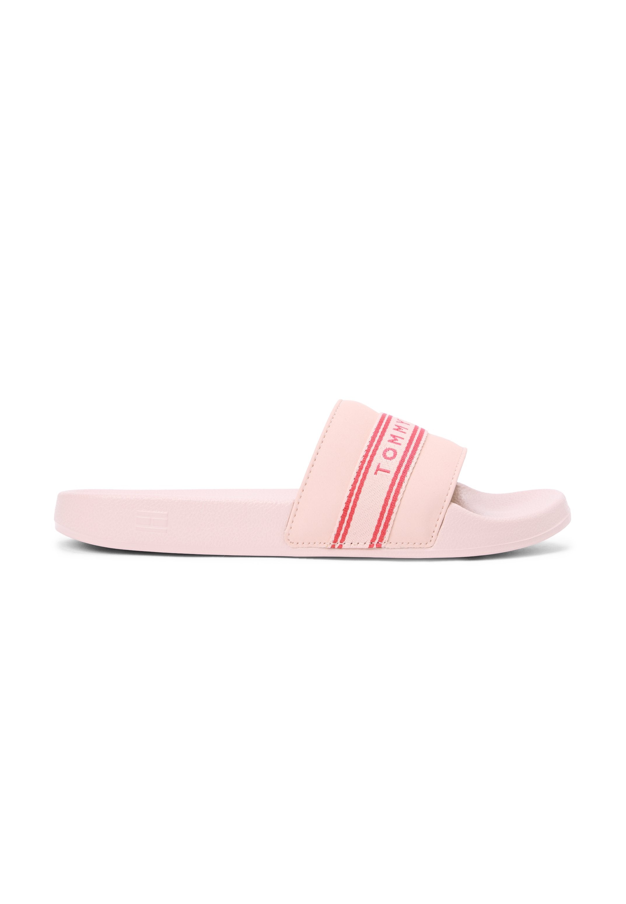 WEBBING STRAP POOL SLIDES - Pool slides - foggy pink