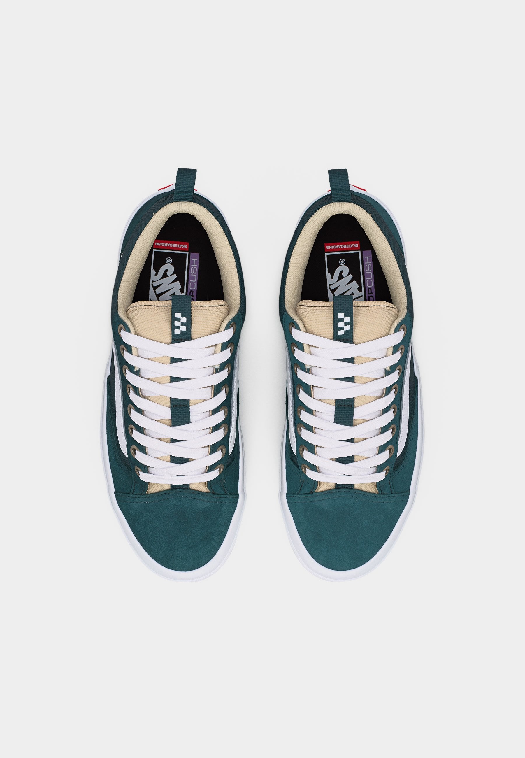 SKATE OLD SKOOL 36 UNISEXE - Baskets - avoine/bleu sarcelle profond