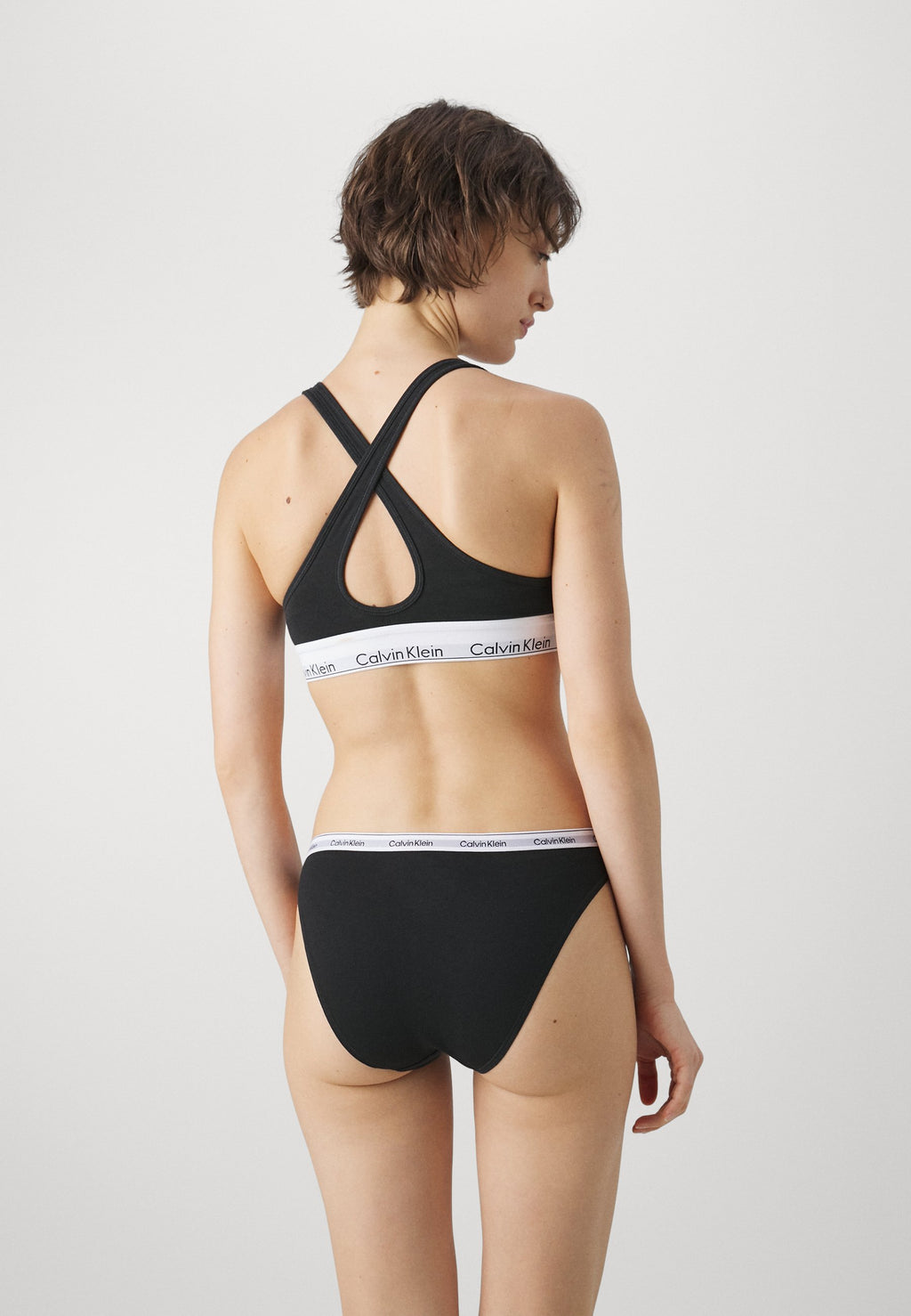MODERN LOGO 3 PACK  - Briefs - black/white/grey heather