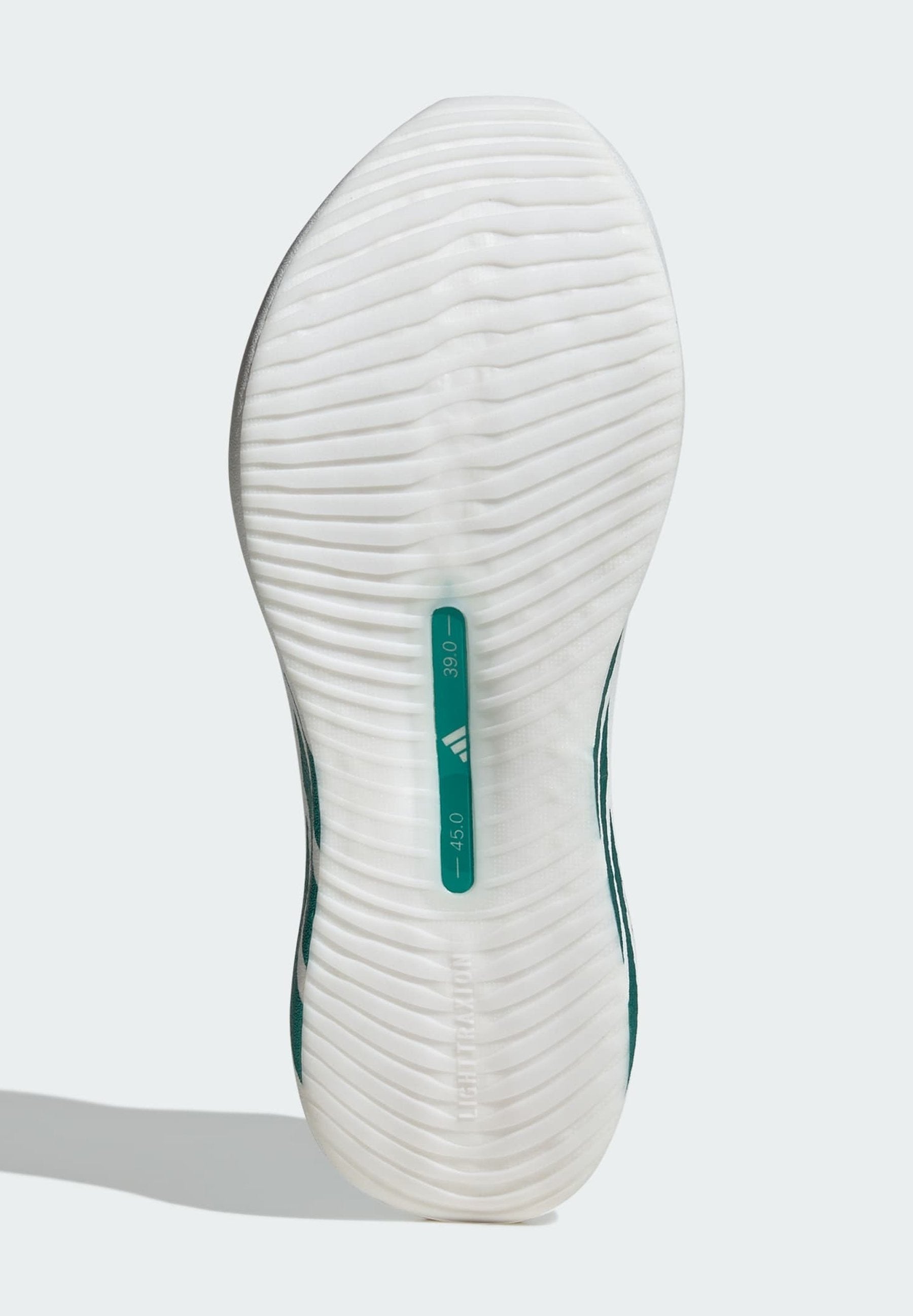 HYPERBOOST EDGE - Road running shoes - cloud white   equipment green   metalic