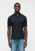 AX LOGO POLO SHIRT REGULAR FIT - Polo shirt - deep navy