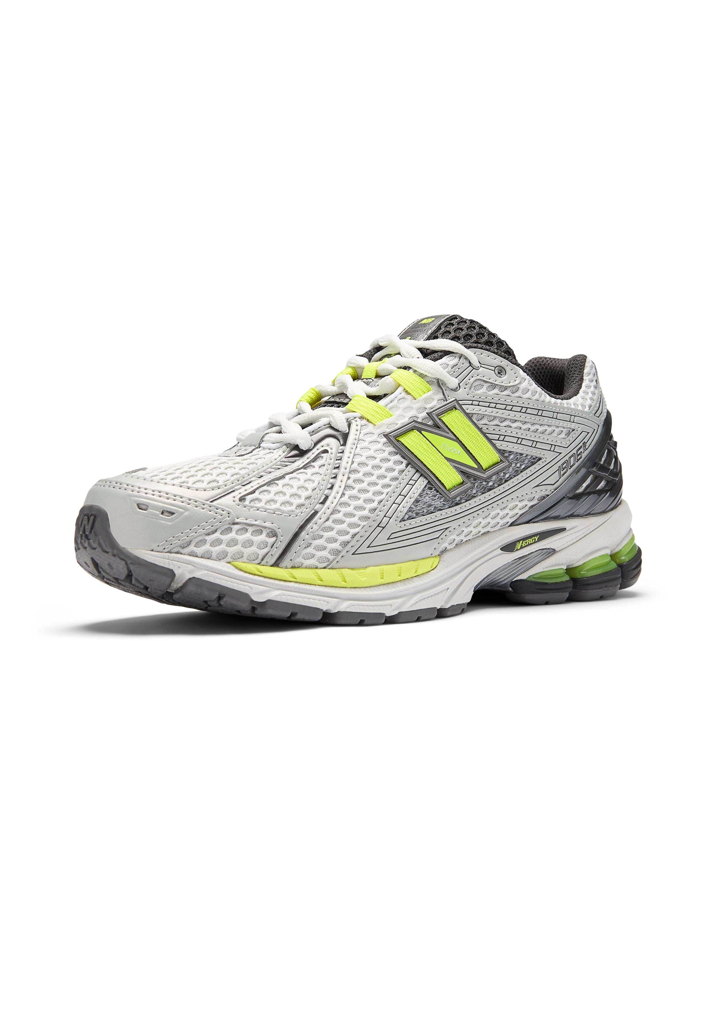 U1906 - Trainers - light silver metallic / alkaline green