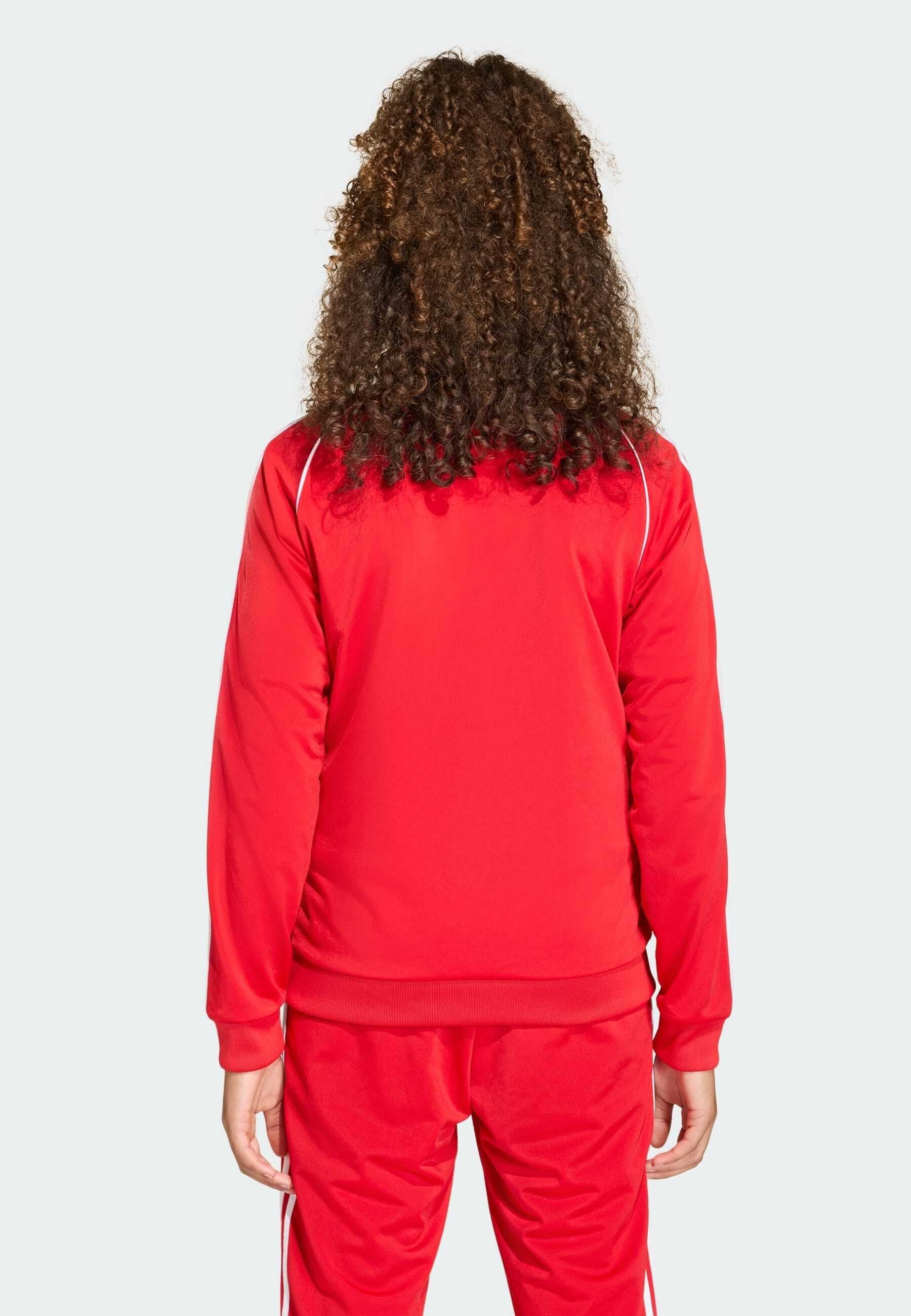 SUPERSTAR UNISEX - Sweatshirt zippé - better scarlet white