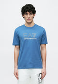 TRAIN VISIBILITY TEE UNISEX - Print T-shirt - blue horizon