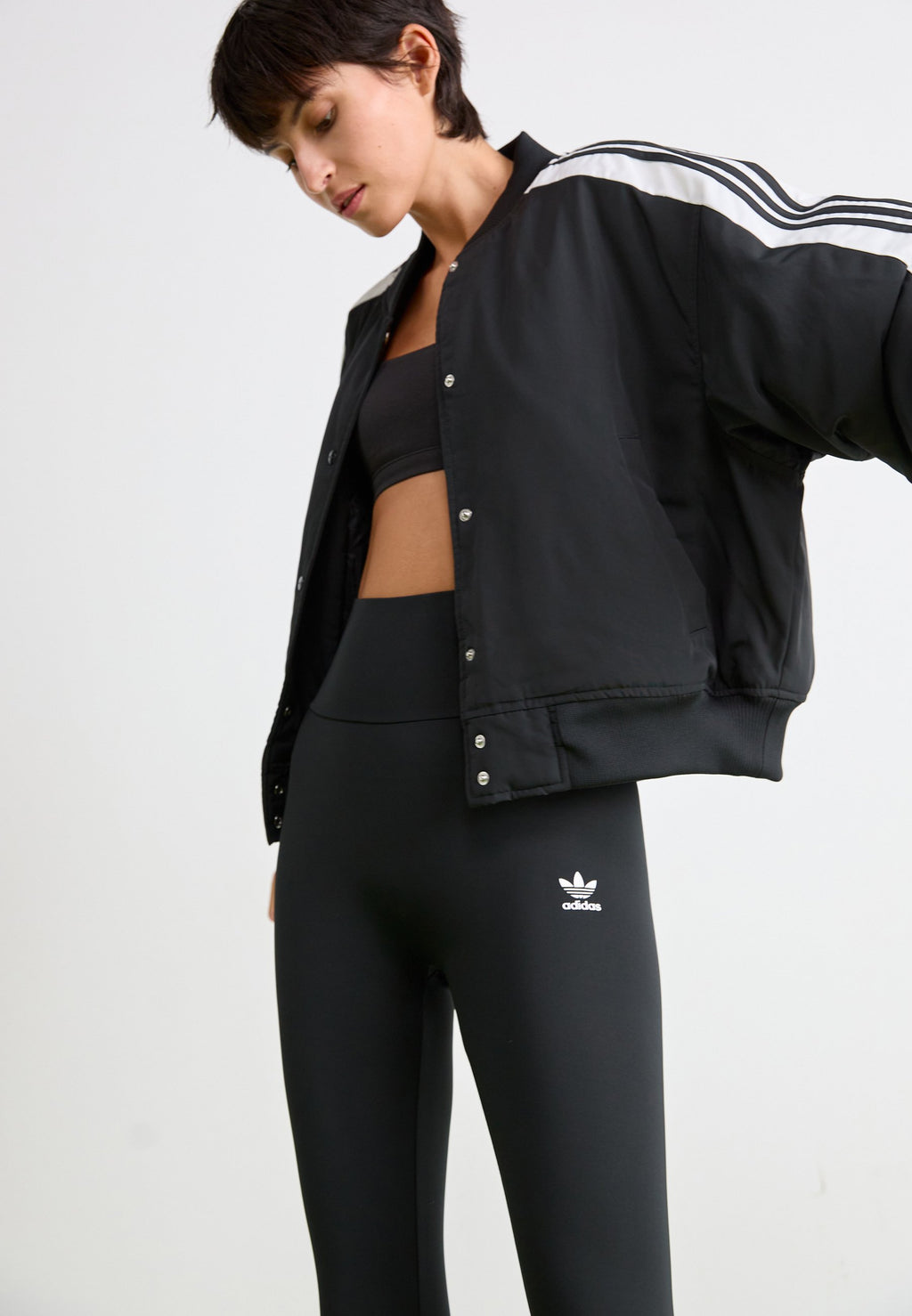 Leggings - Trousers - black