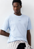 TEE - Basic T-shirt - open blue