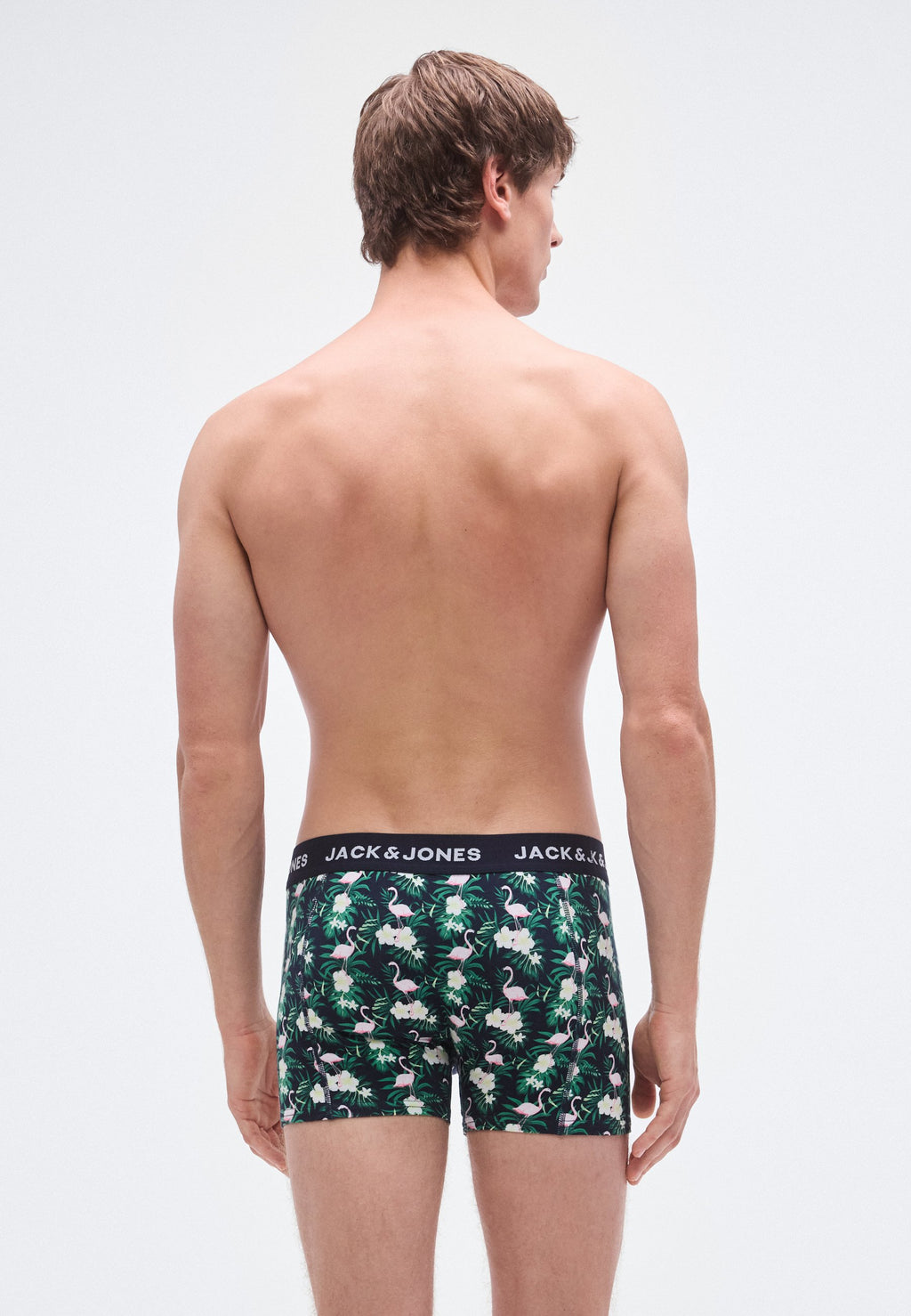 JACFLAMINGO FLOWER TRUNKS 7 PACK - شورتات - أسود/سماء كابتن