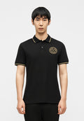 EMBLEM - Polo shirt - black/gold-coloured