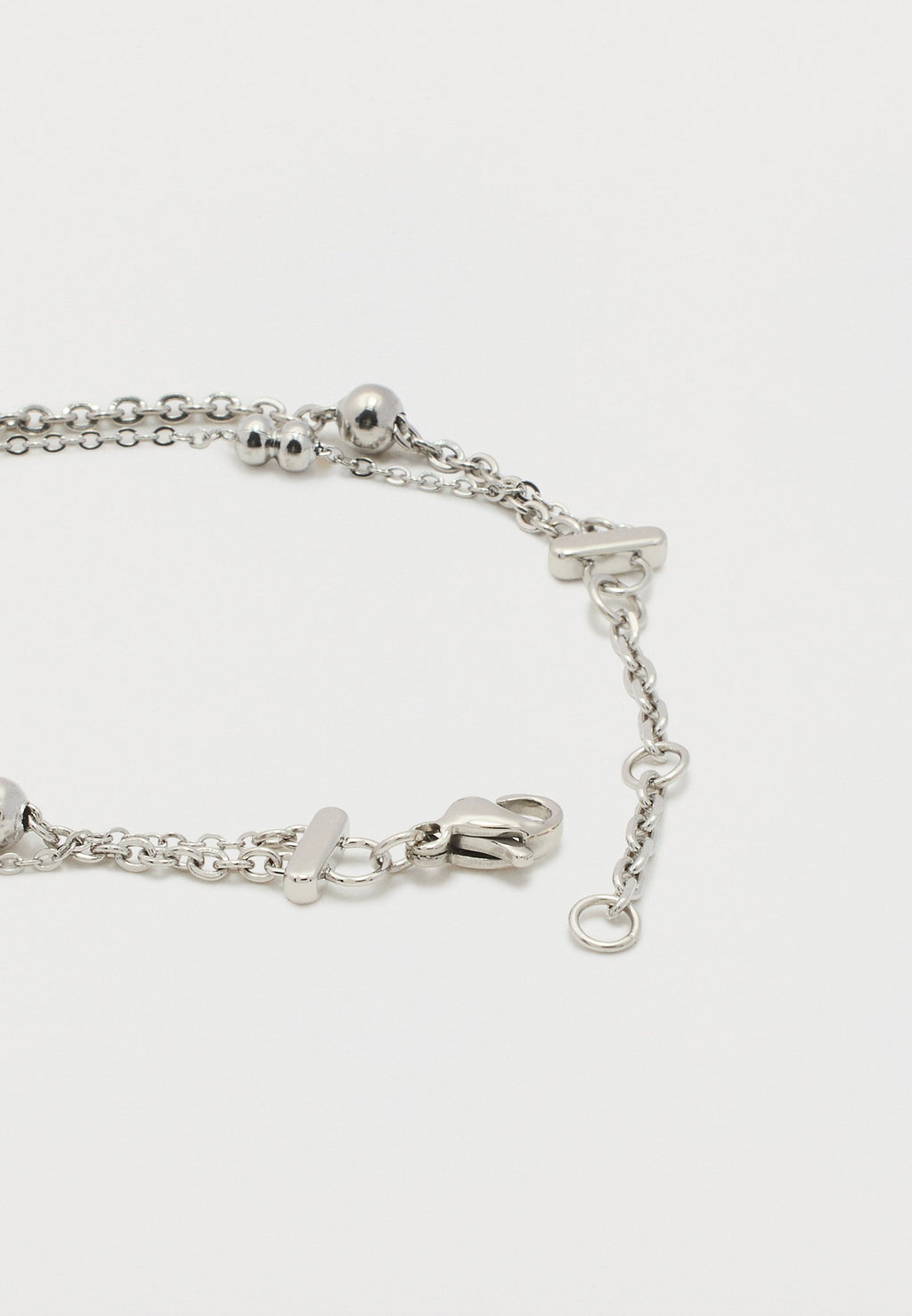 LAYERED SET - Bracelet - silver-coloured