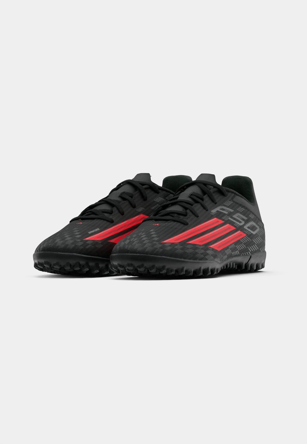 F50 CLUB TURF UNISEX - Halı Saha Kramponu - siyah/kırmızı