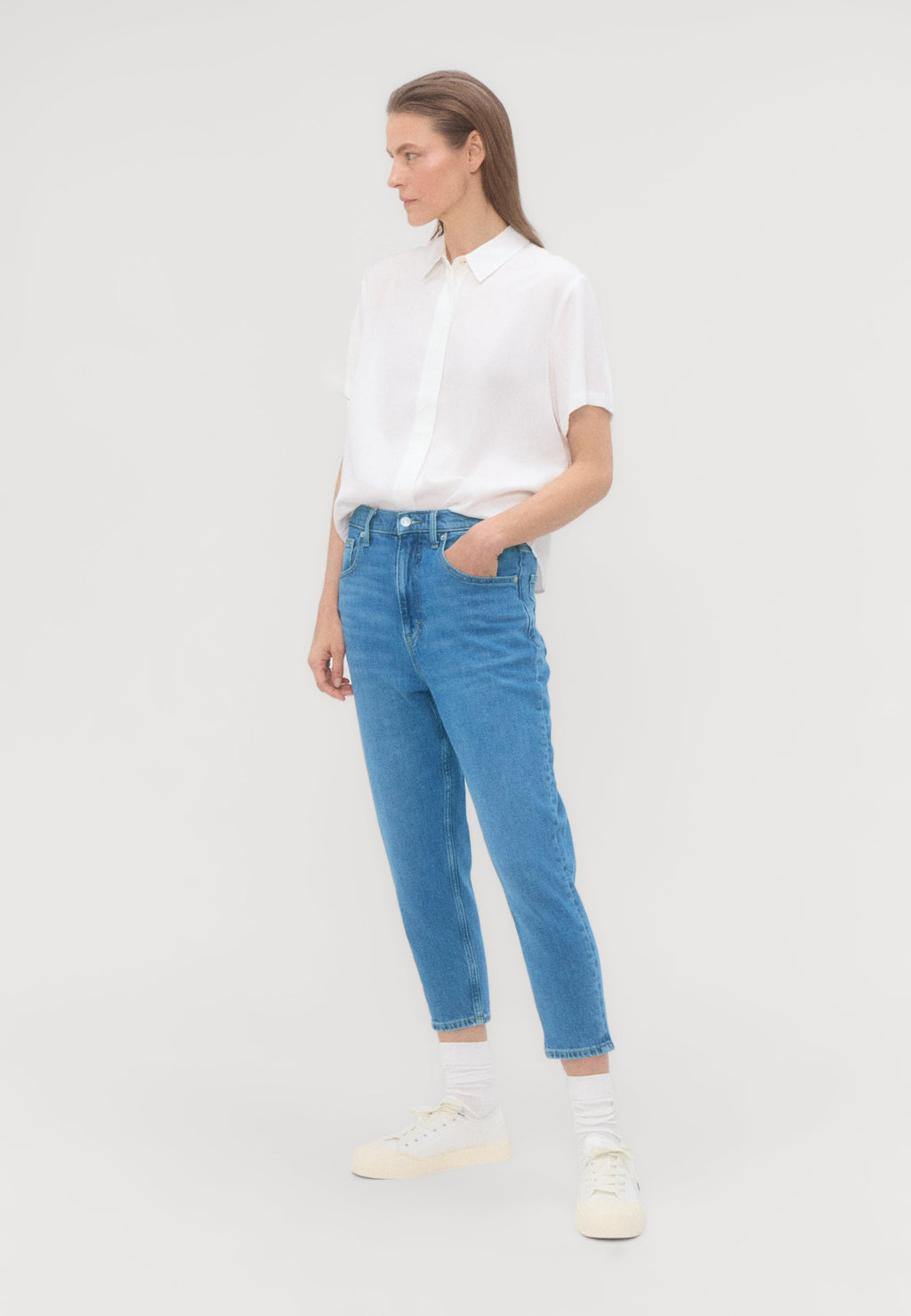 MOM - Relaxed fit jeans - blue