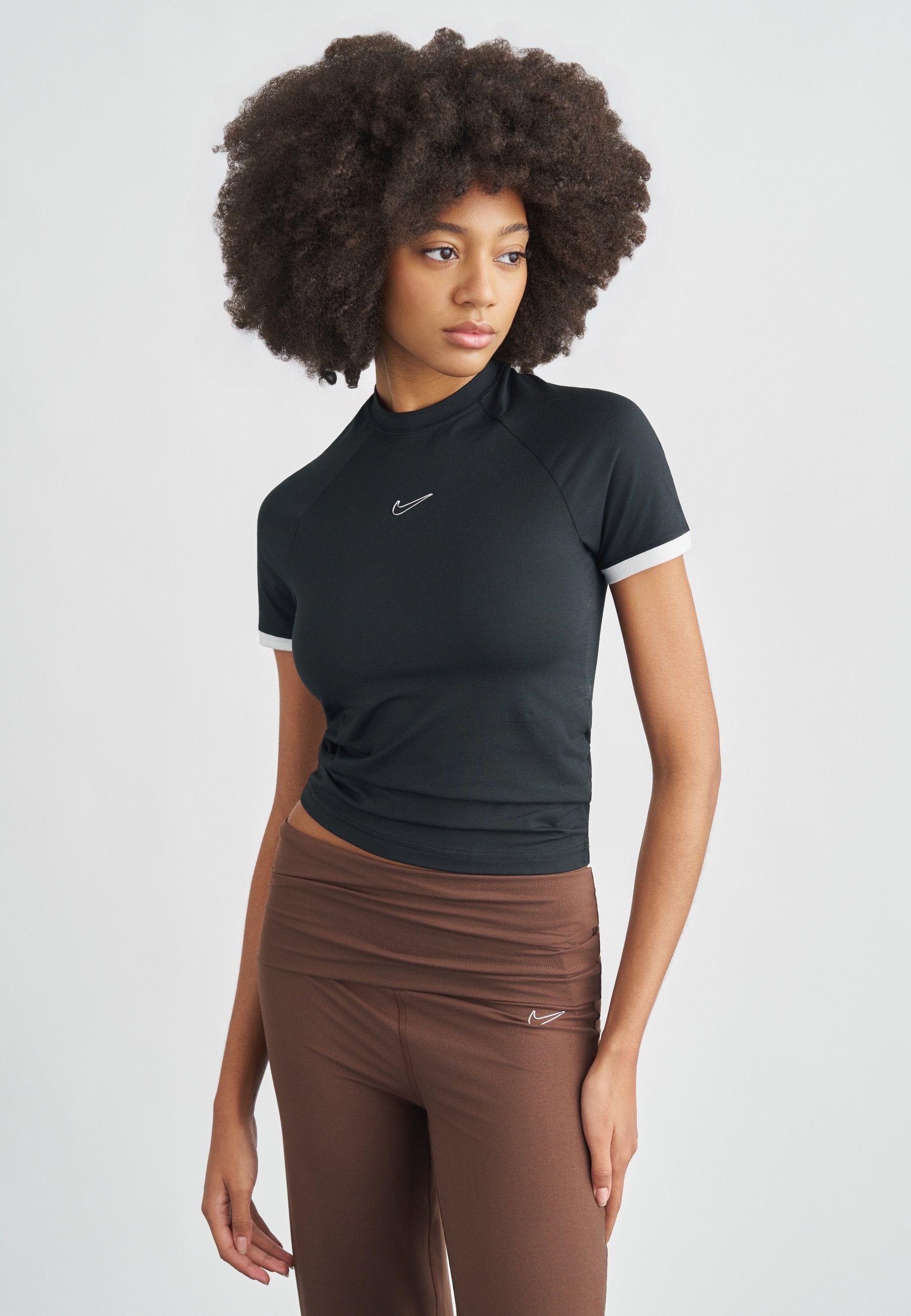 FITTED - Print T-shirt - black