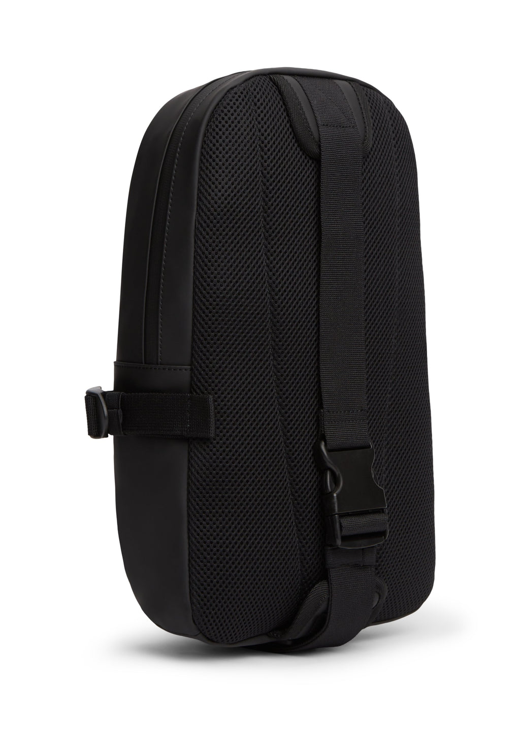 RUBBERISED LOGO CROSSBODY SLING BAG - Cross body bag - black