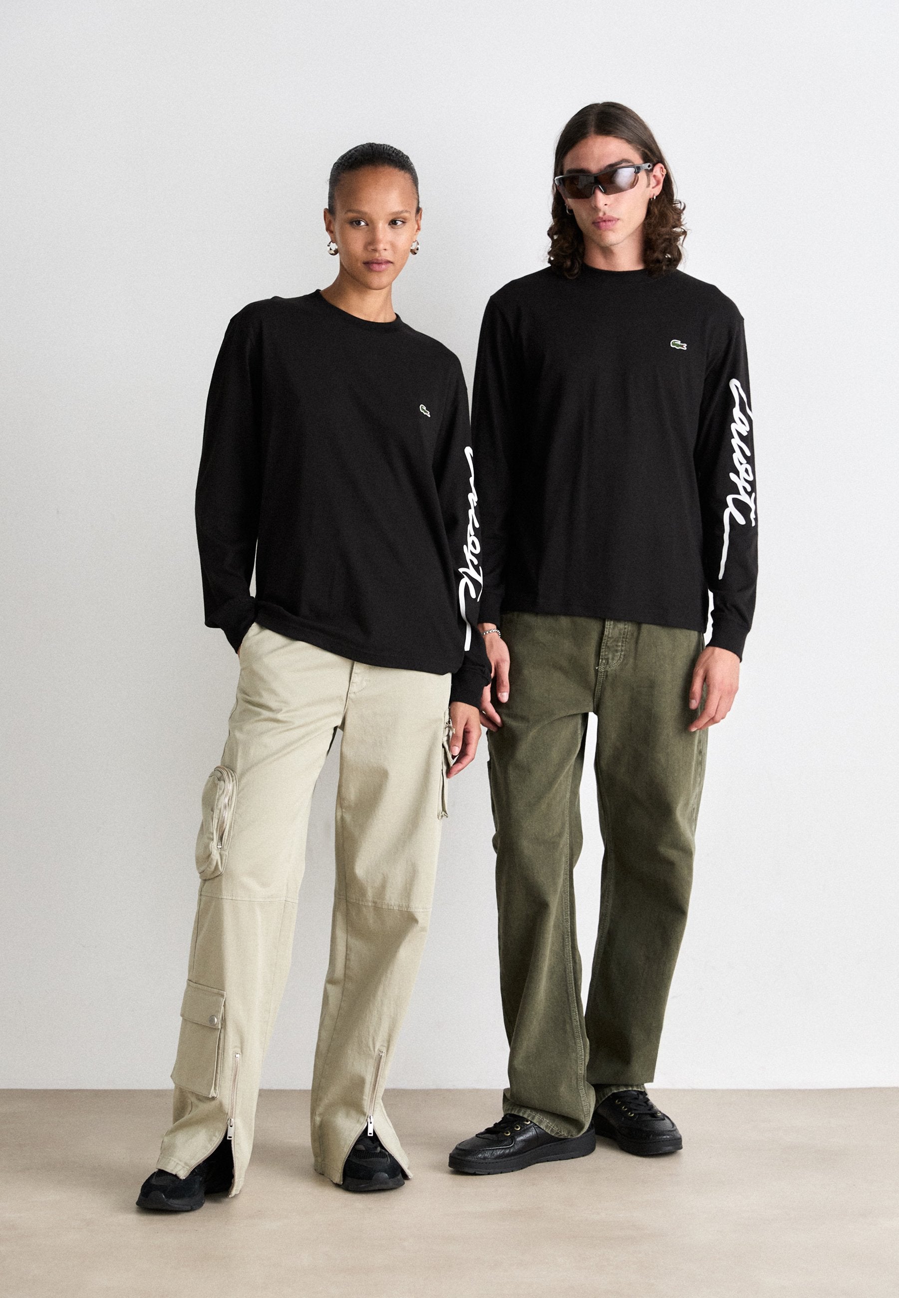 UNISEX - Long sleeved top - black