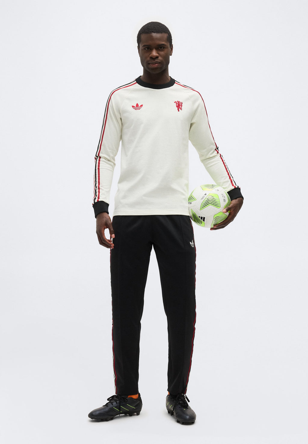 MANCHESTER UNITED LONG SLEEVE - Club wear - off-white