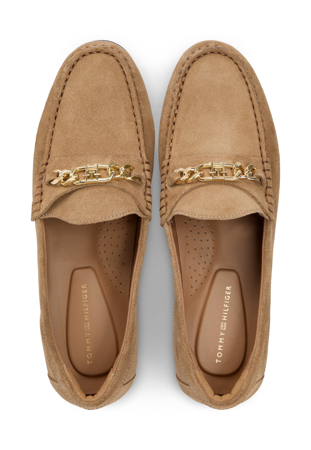 CHAIN PENNY  - Slip-ons - safari