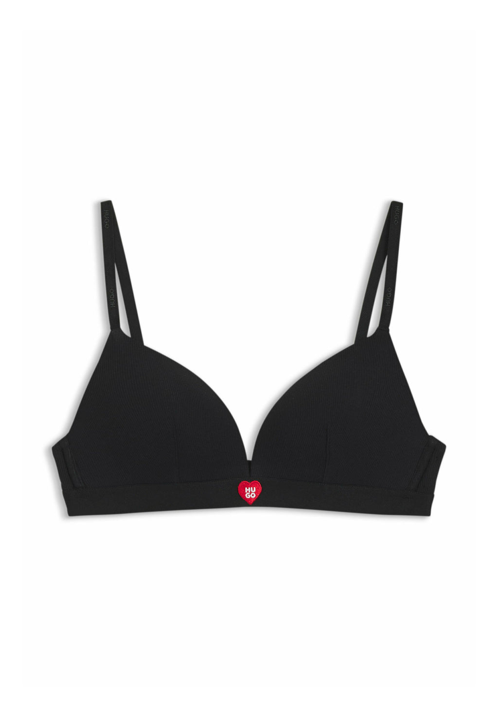 HUGO HUGO HEART TRIANGLE - Triangle bra - black one