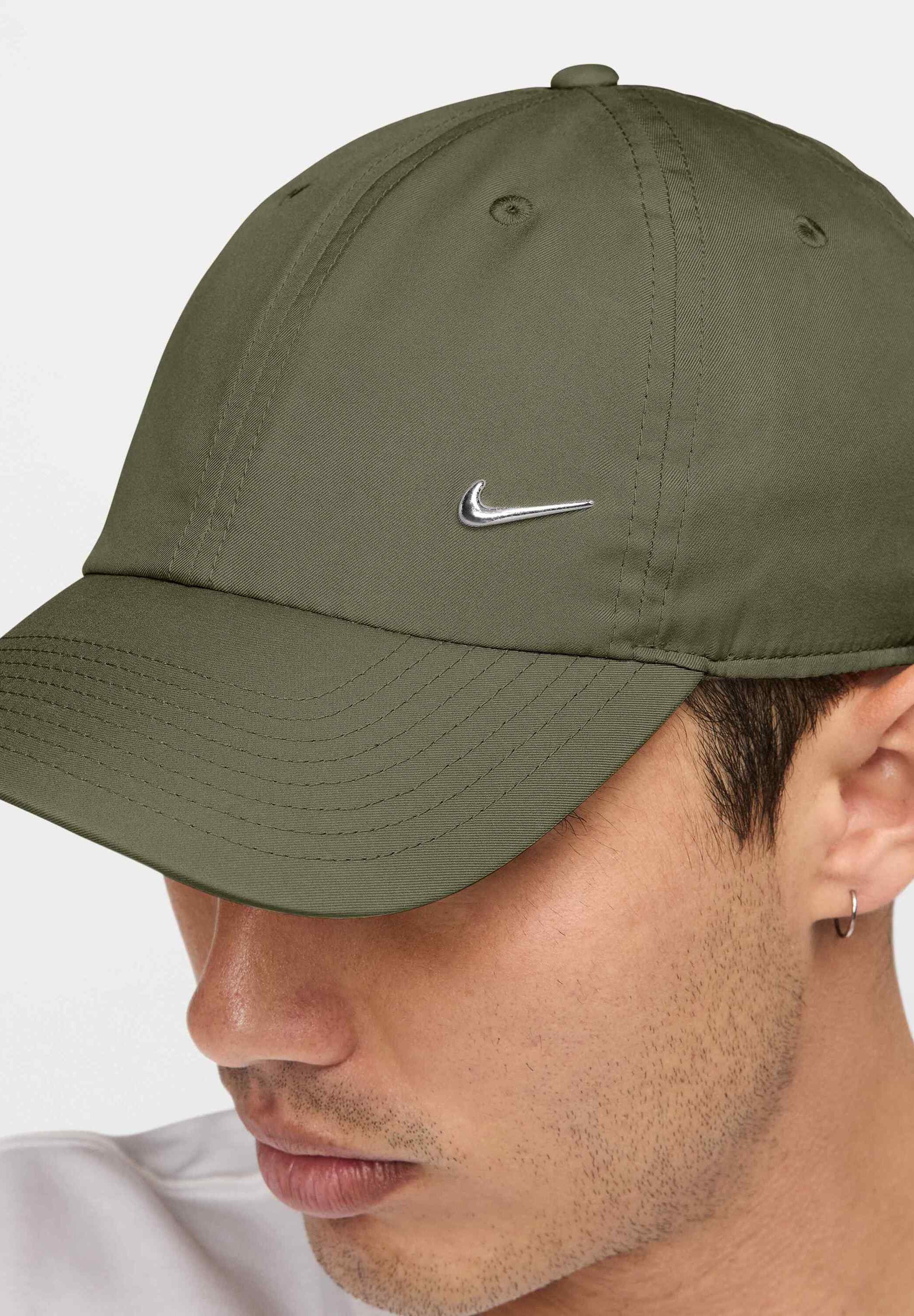 CLUB UNISEX - Casquette - olive moyenne argent métallisé