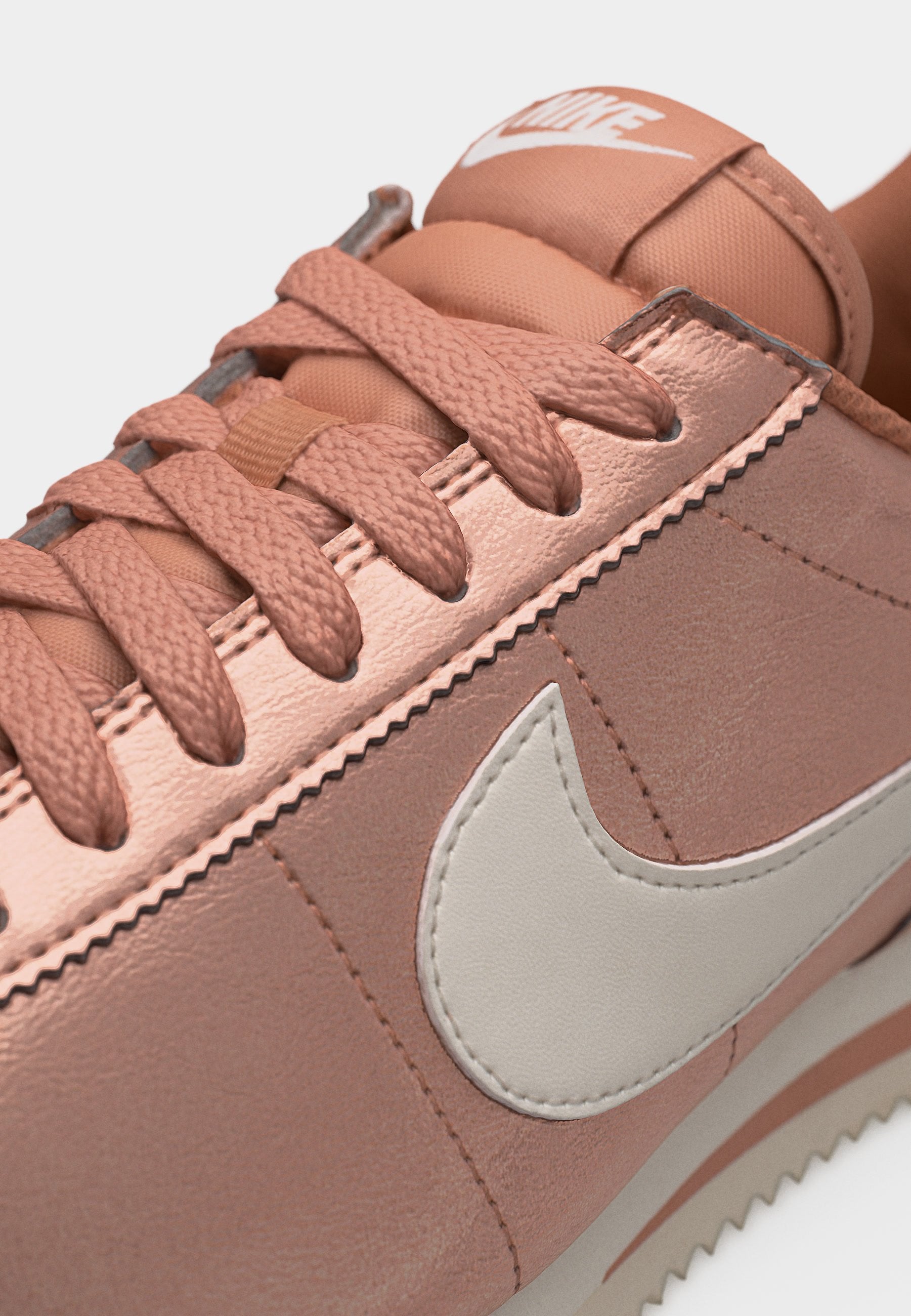CORTEZ - Baskets - bronze rouge métallique/beige/rose murmure