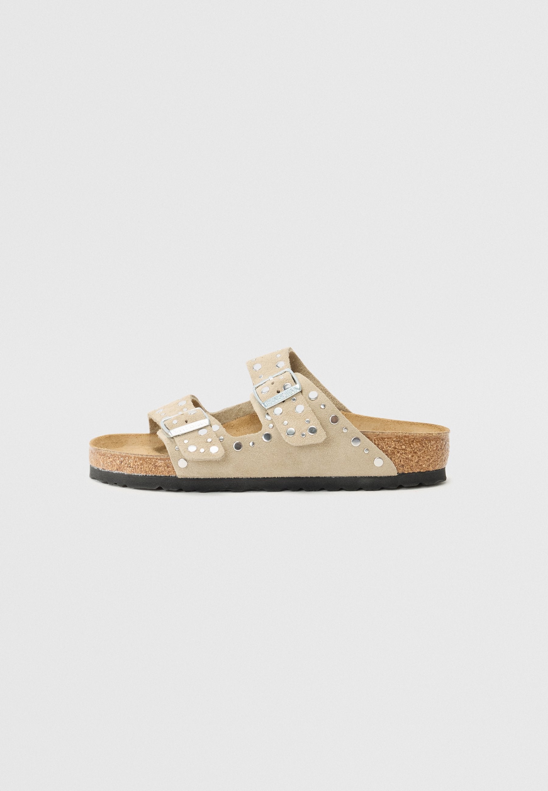ARIZONA RIVET LEVE ÉTROITE - Sandales - taupe