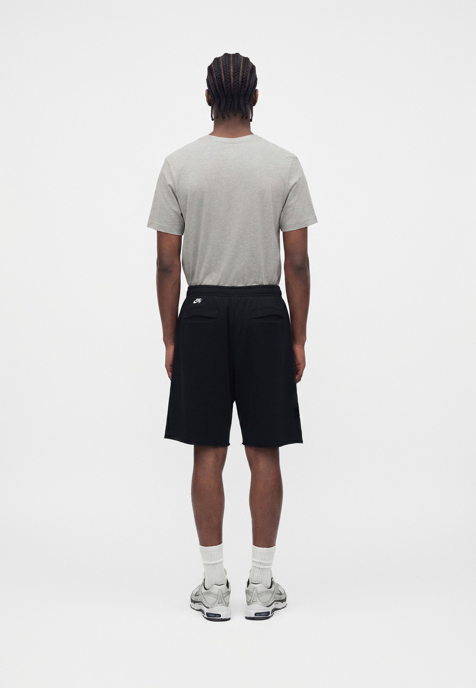 UNISEX - Shorts - black/white