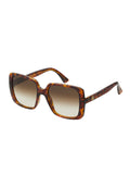 GG OVERSIZED SQUARE ACETATE SUNGLASSES - Sunglasses - havana/brown