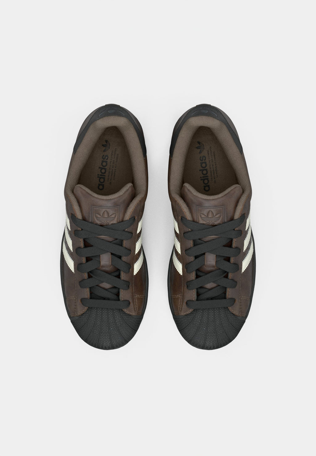 SUPERSTAR II - Chaussures de skate - earth strata/off white/core black