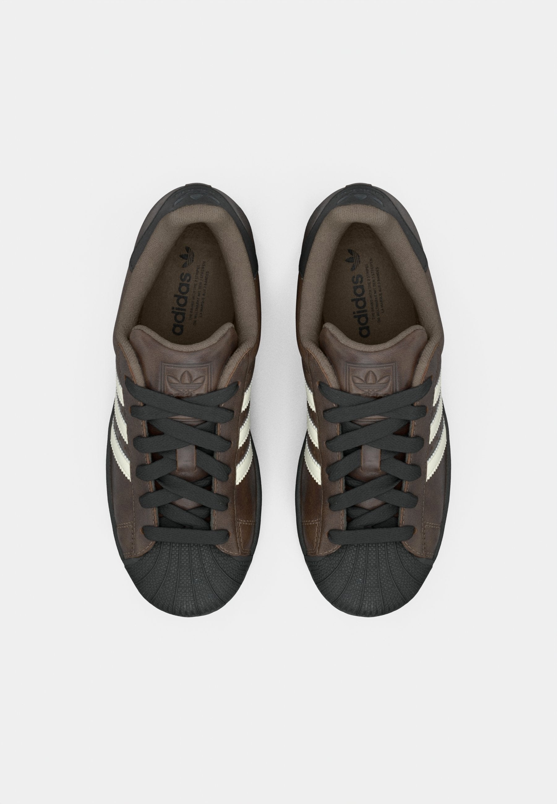 SUPERSTAR II - Chaussures de skate - earth strata/off white/core black