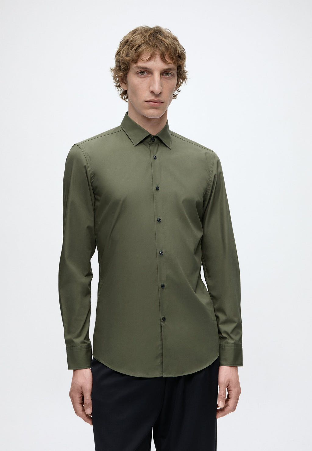 KENNO - Chemise - vert ouvert