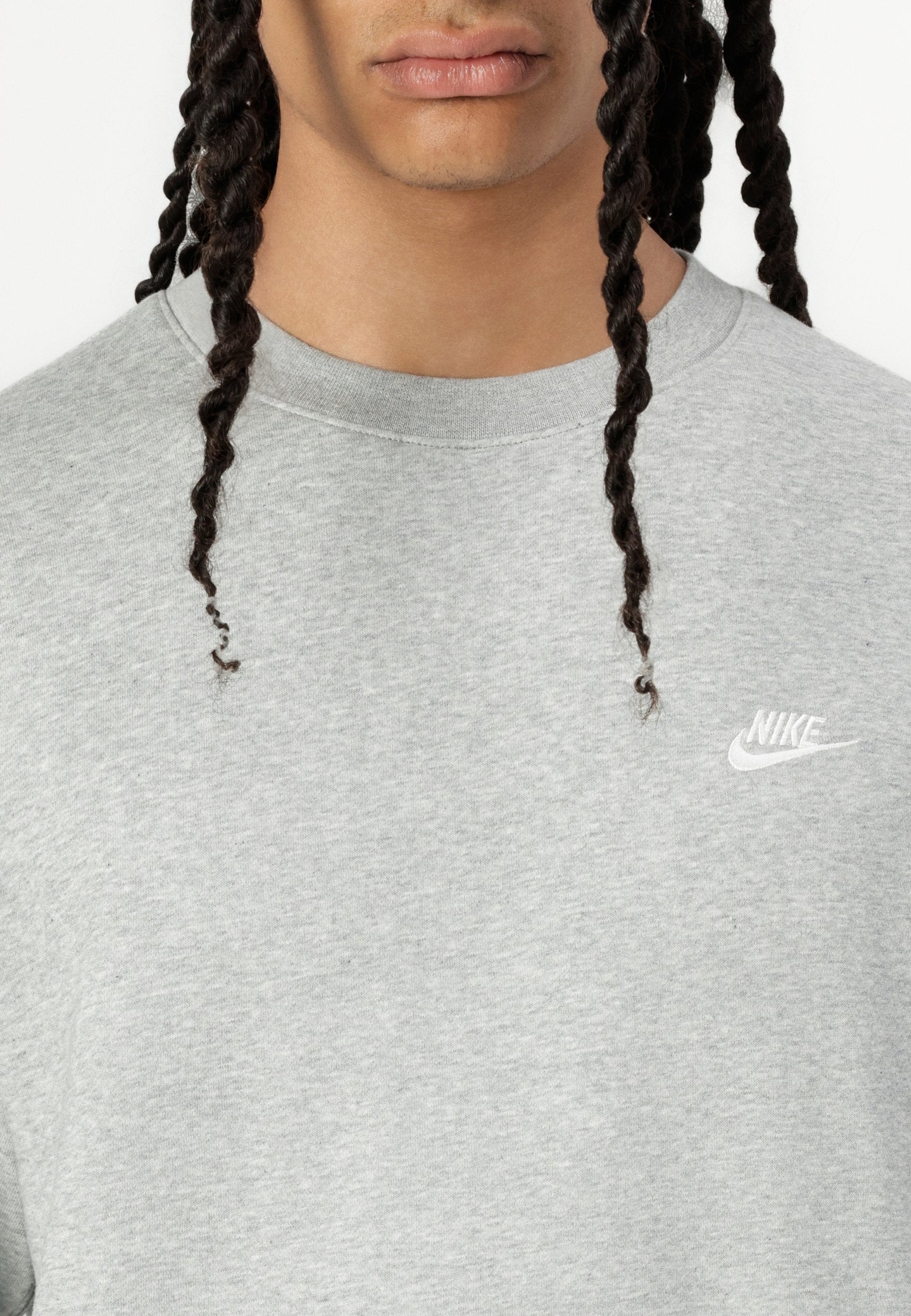 CLUB CREW - Sweatshirt - grey/white
