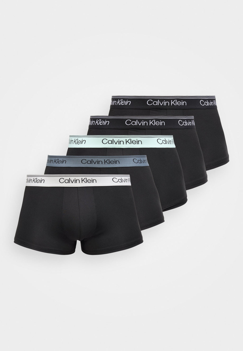 LOW RISE TRUNK 5 PACK MICROFIBER STRETCH - Trunks - black