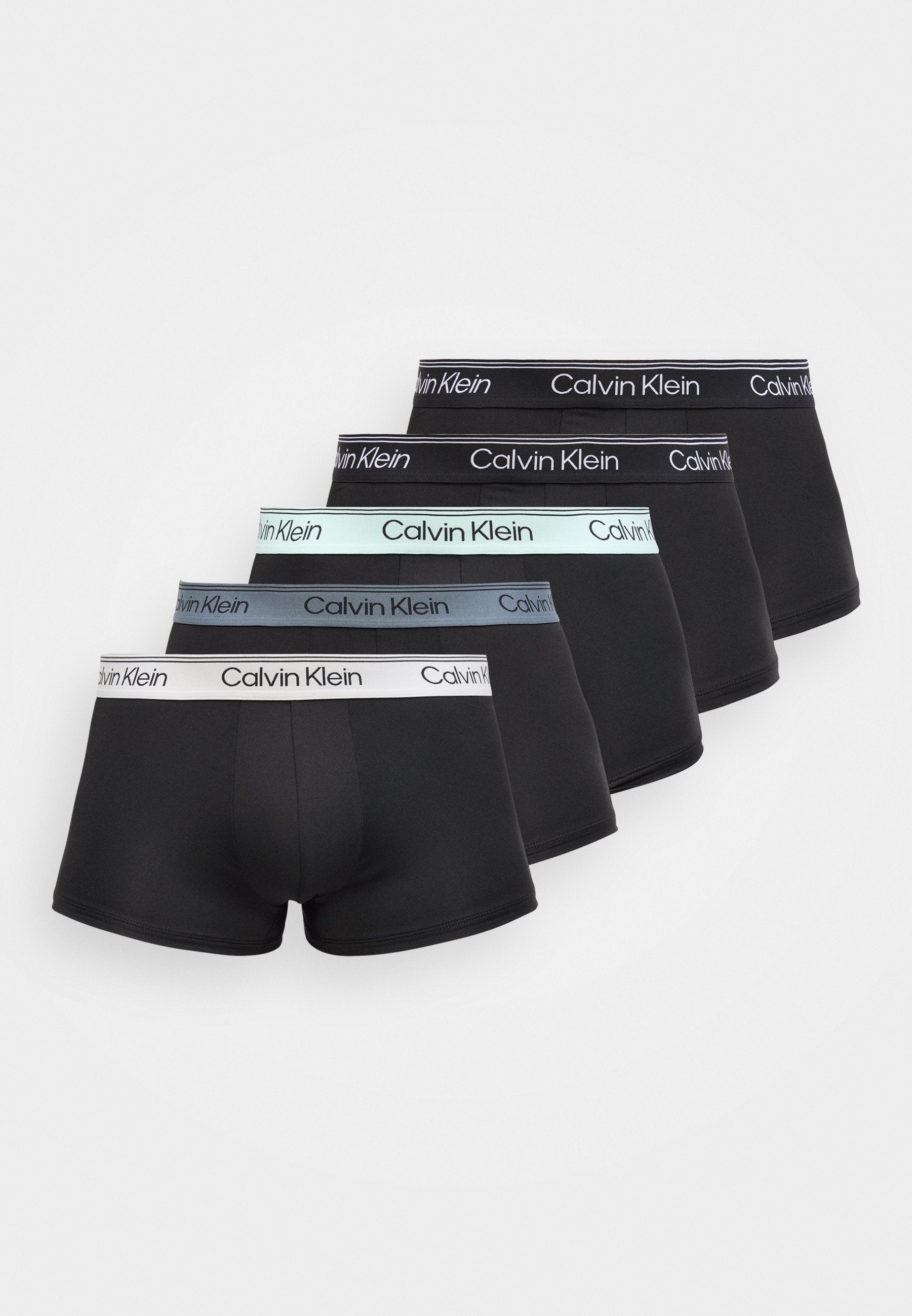 LOW RISE TRUNK 5 PACK MICROFIBER STRETCH - Trunks - black