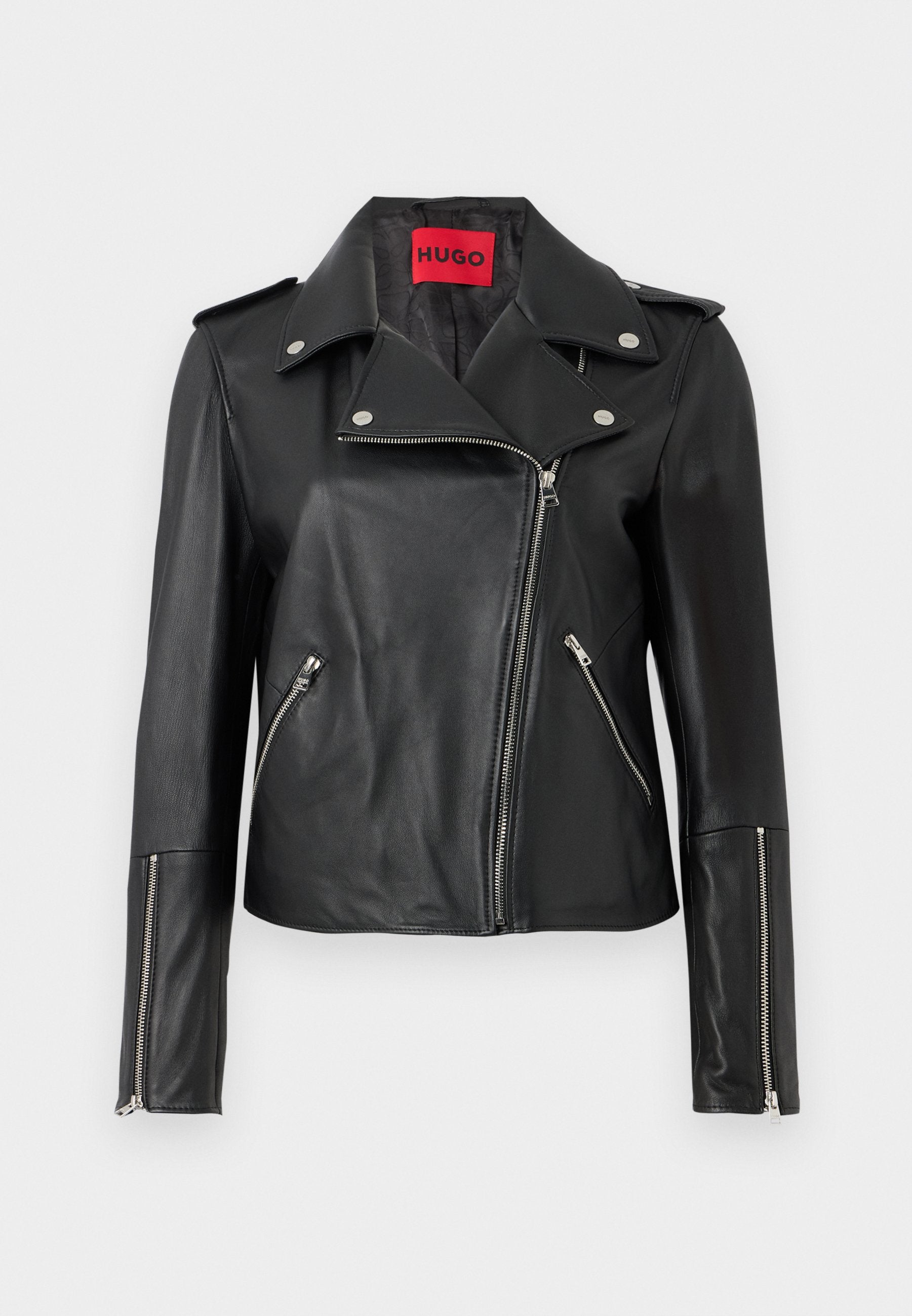 LUJANA - Leather jacket - black