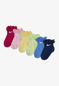 Lot de 6 - Chaussettes - rose vif
