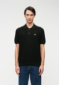 KNIT POLO - Polo shirt - black