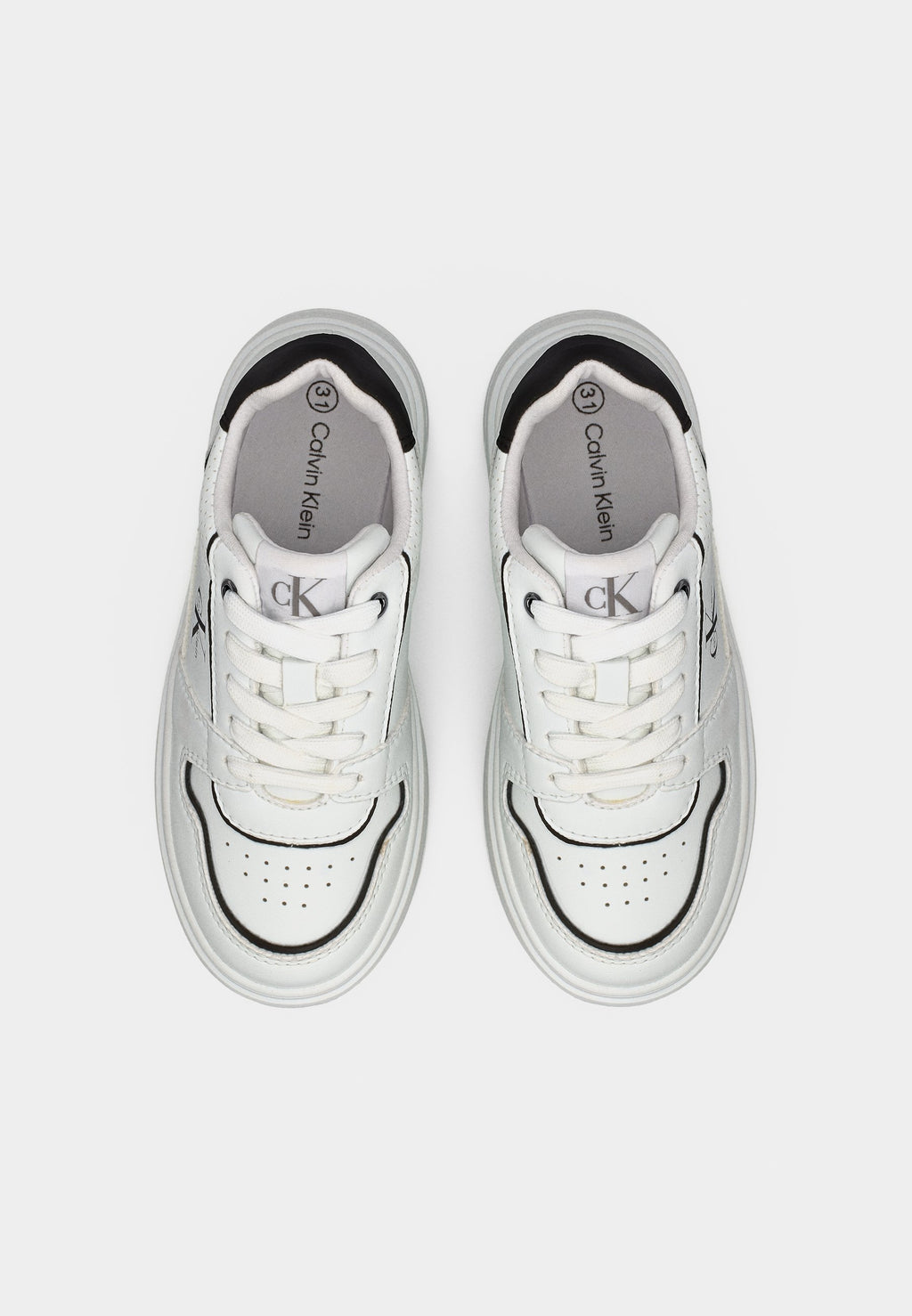 MANHATTAN UNISEX - Trainers - white/black