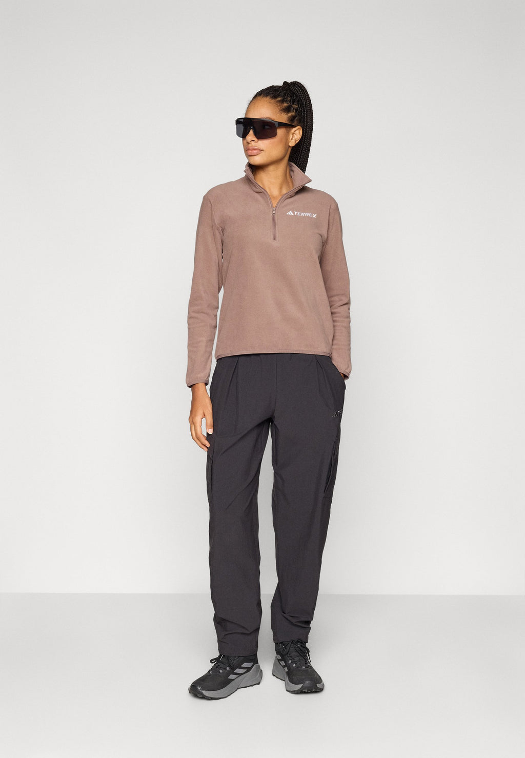 Fleece jumper - trace brown
