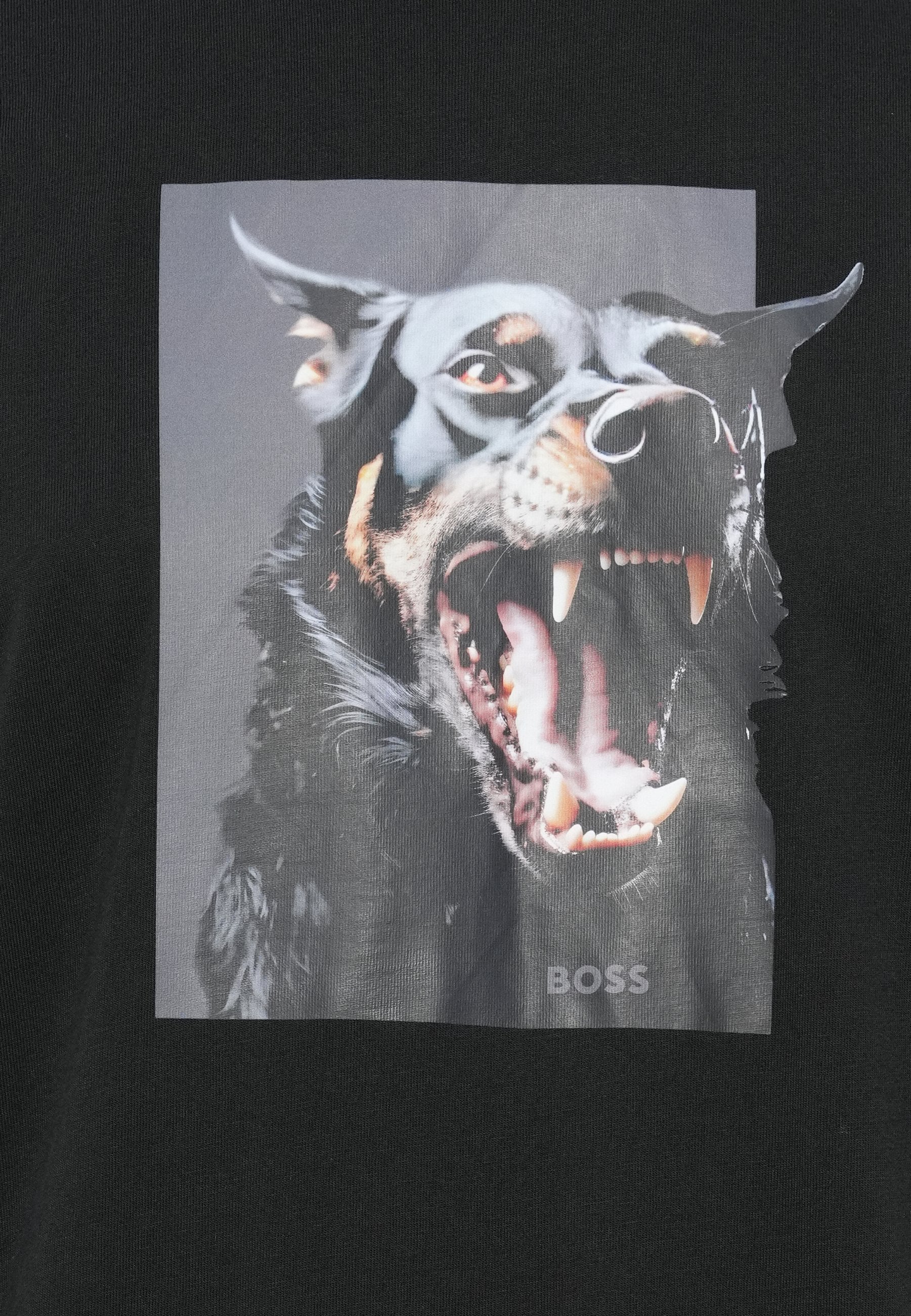 TE_DOBERMANN - Print T-shirt - black