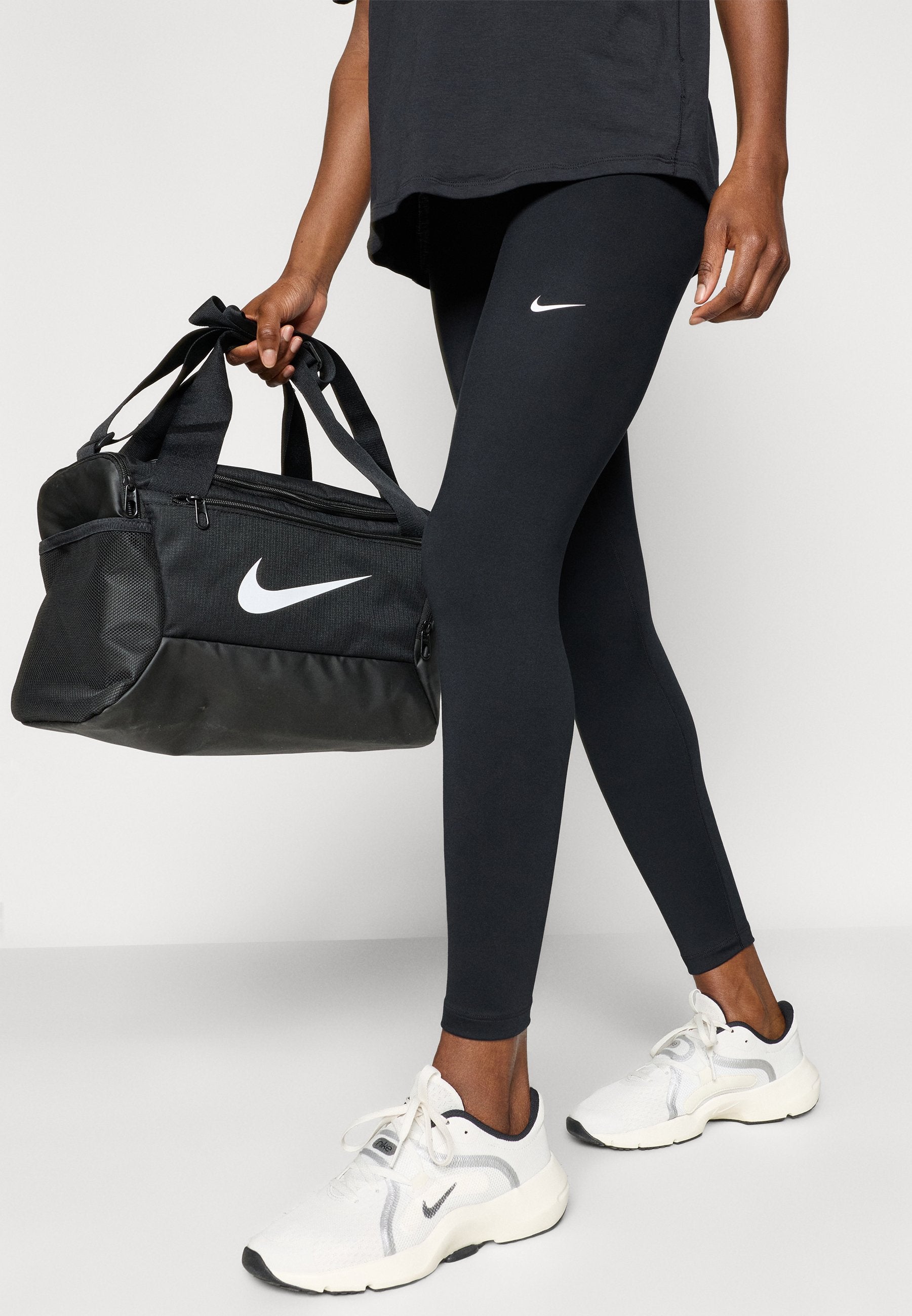 ONE - Leggings - black/white