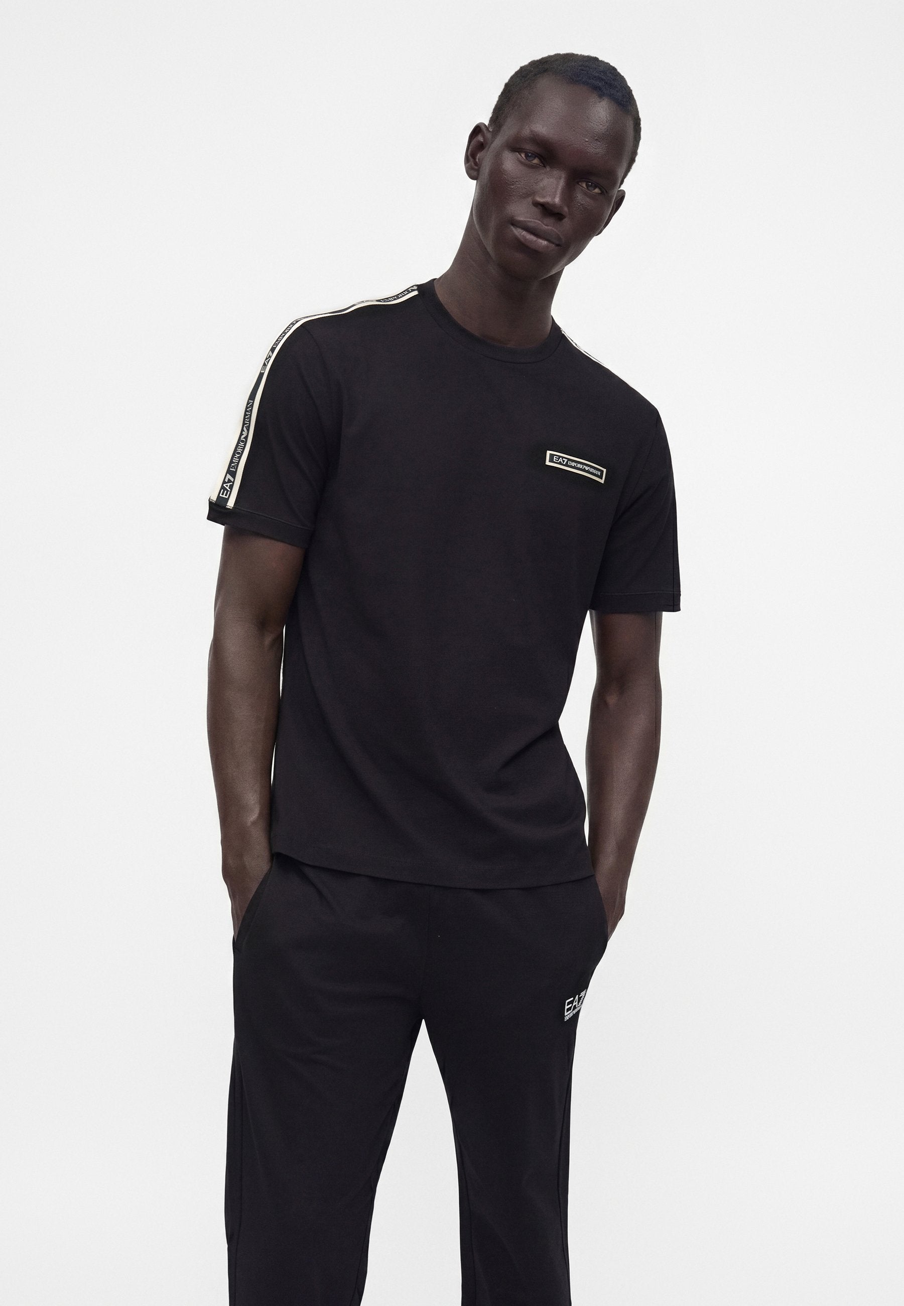 TRAIN LOGO SERIES TEE TAPE - Print T-shirt - black