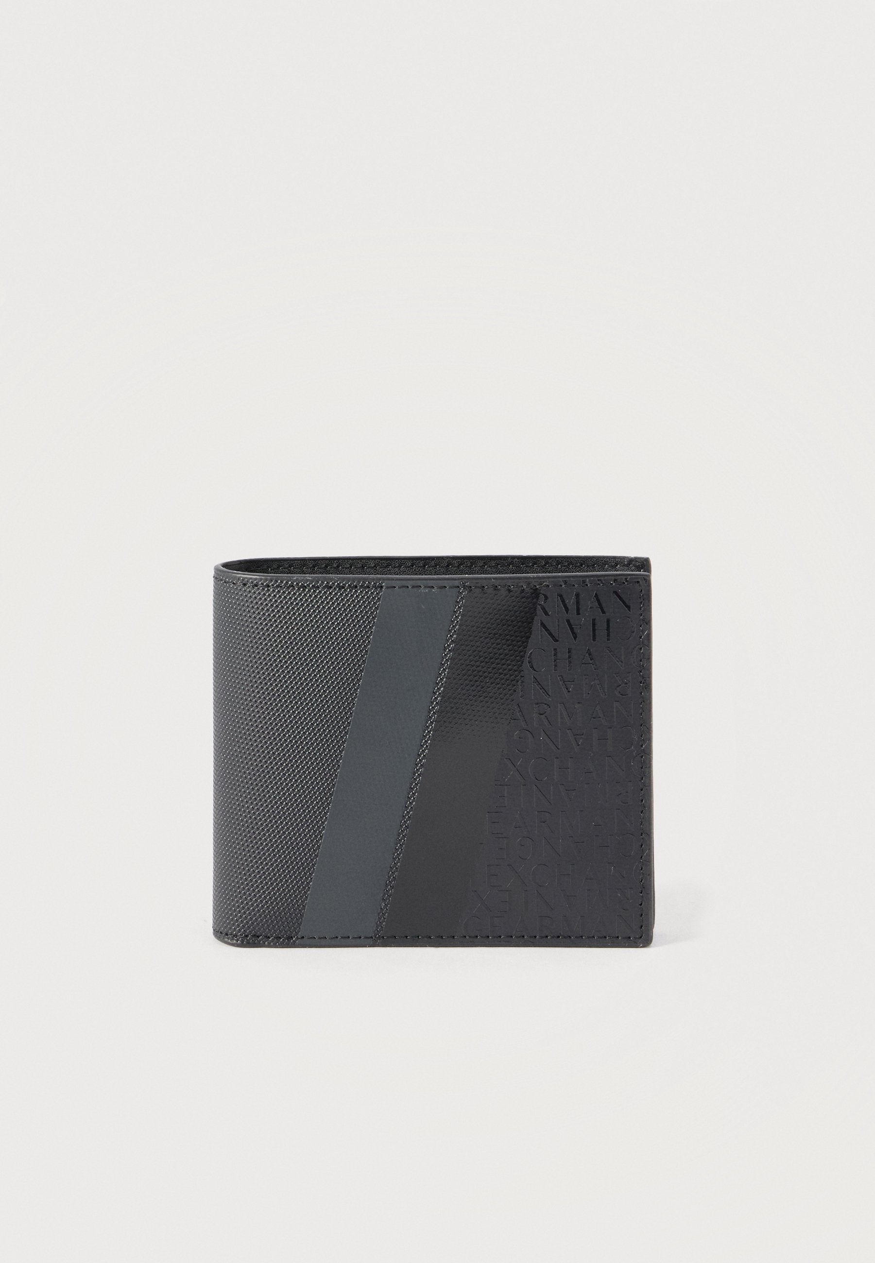 DYLAN BIFOLD COIN POCKET UNISEX - Wallet - black/gunmetal/shiny black