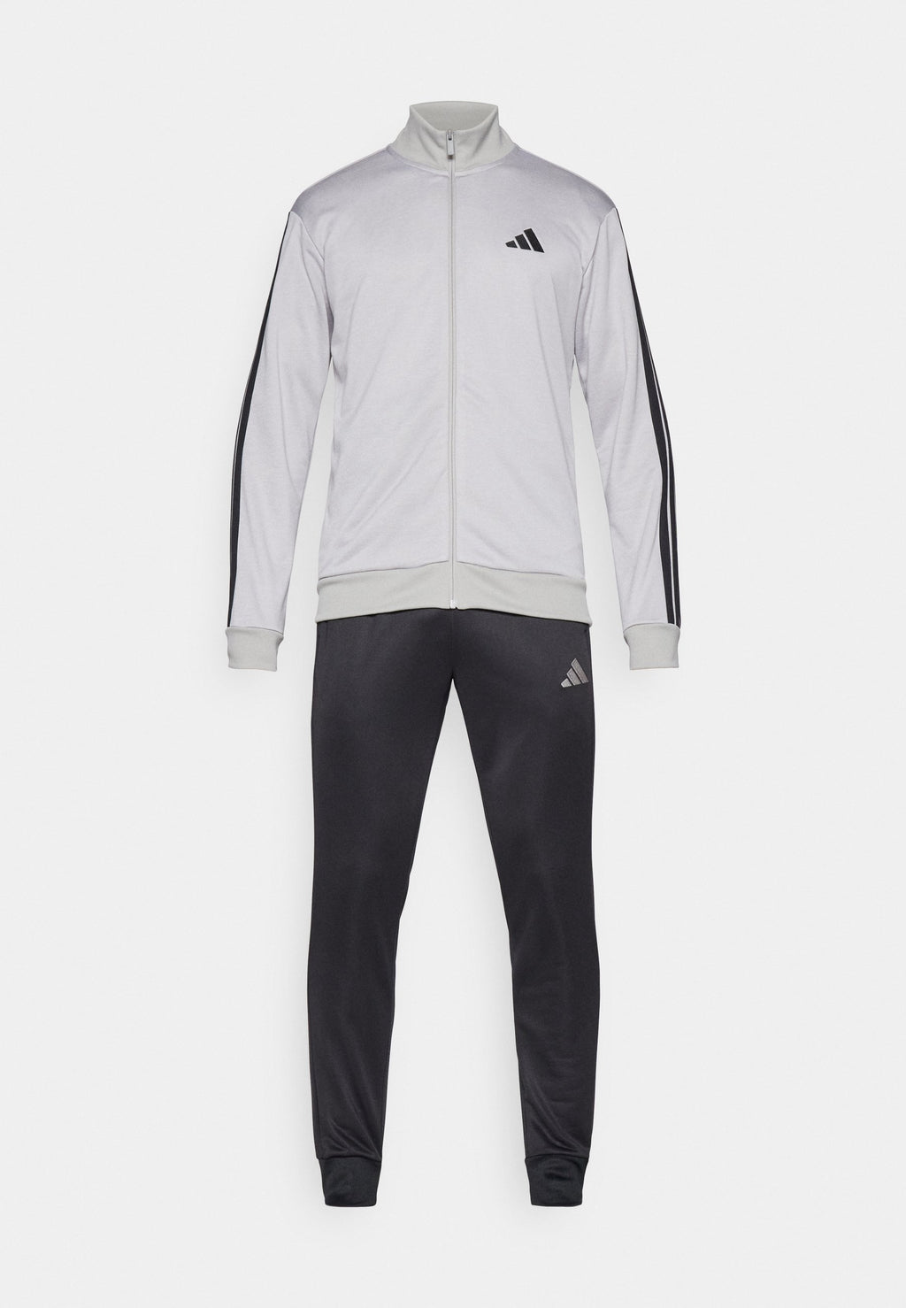 3 STRIPES - Tracksuit - medium grey heather/solid grey