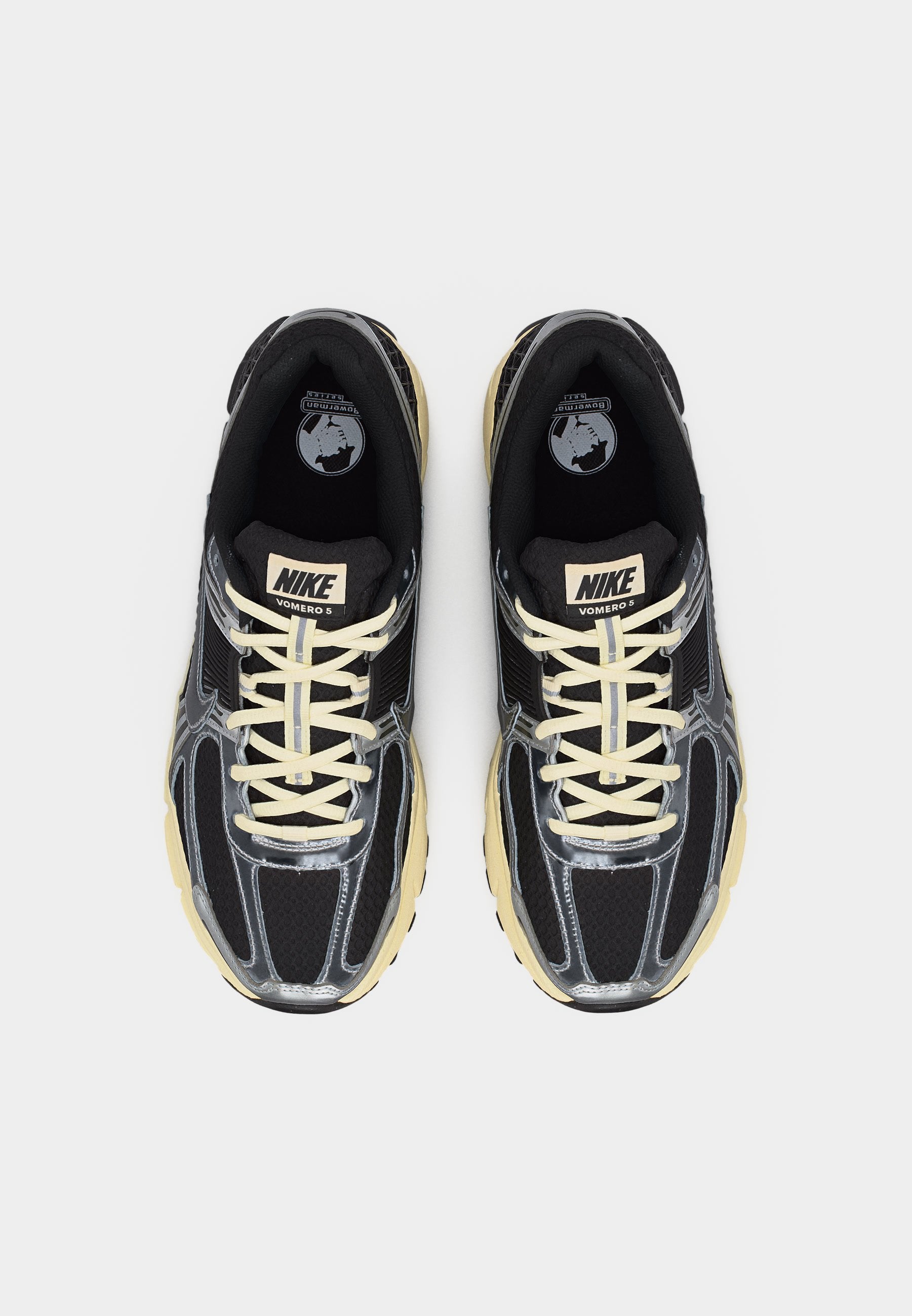 ZOOM VOMERO 5 SE - Trainers - black/metallic silver-coloured/coconut milk/white
