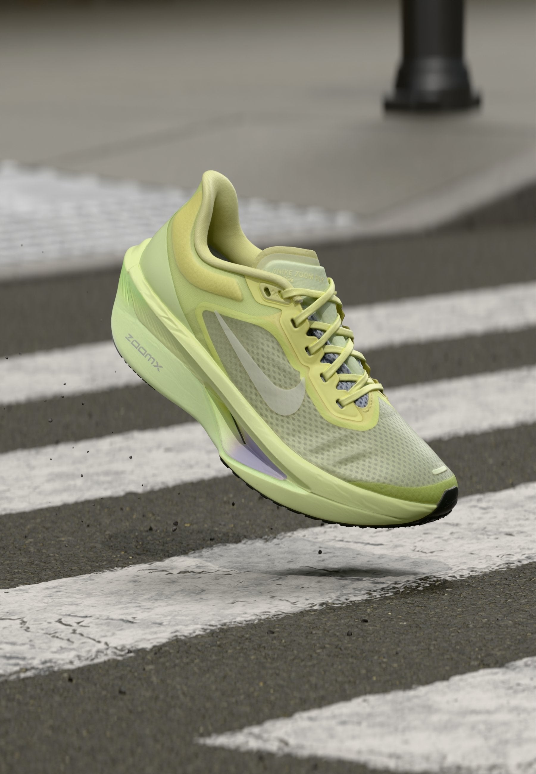 ZOOM FLY 6 PRM - Road running shoes - life lime/summit white/light liquid lime/volt tint/dark smoke grey