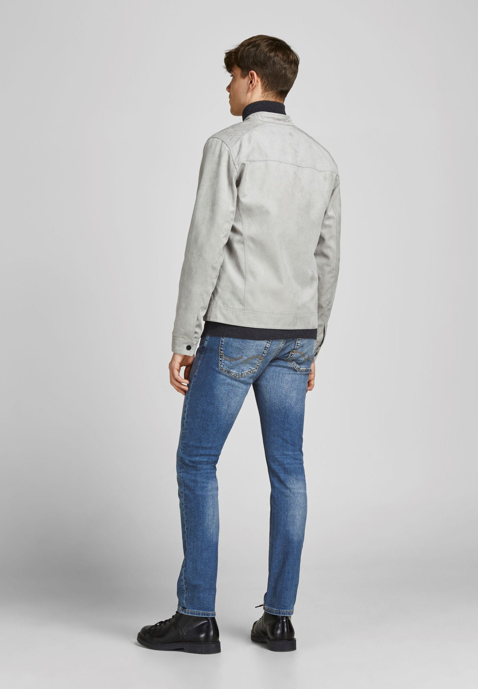 Dar kesim JJIGLENN JJORIGINAL SQ 031 NOOS - Dar kesim kot pantolon - mavi denim