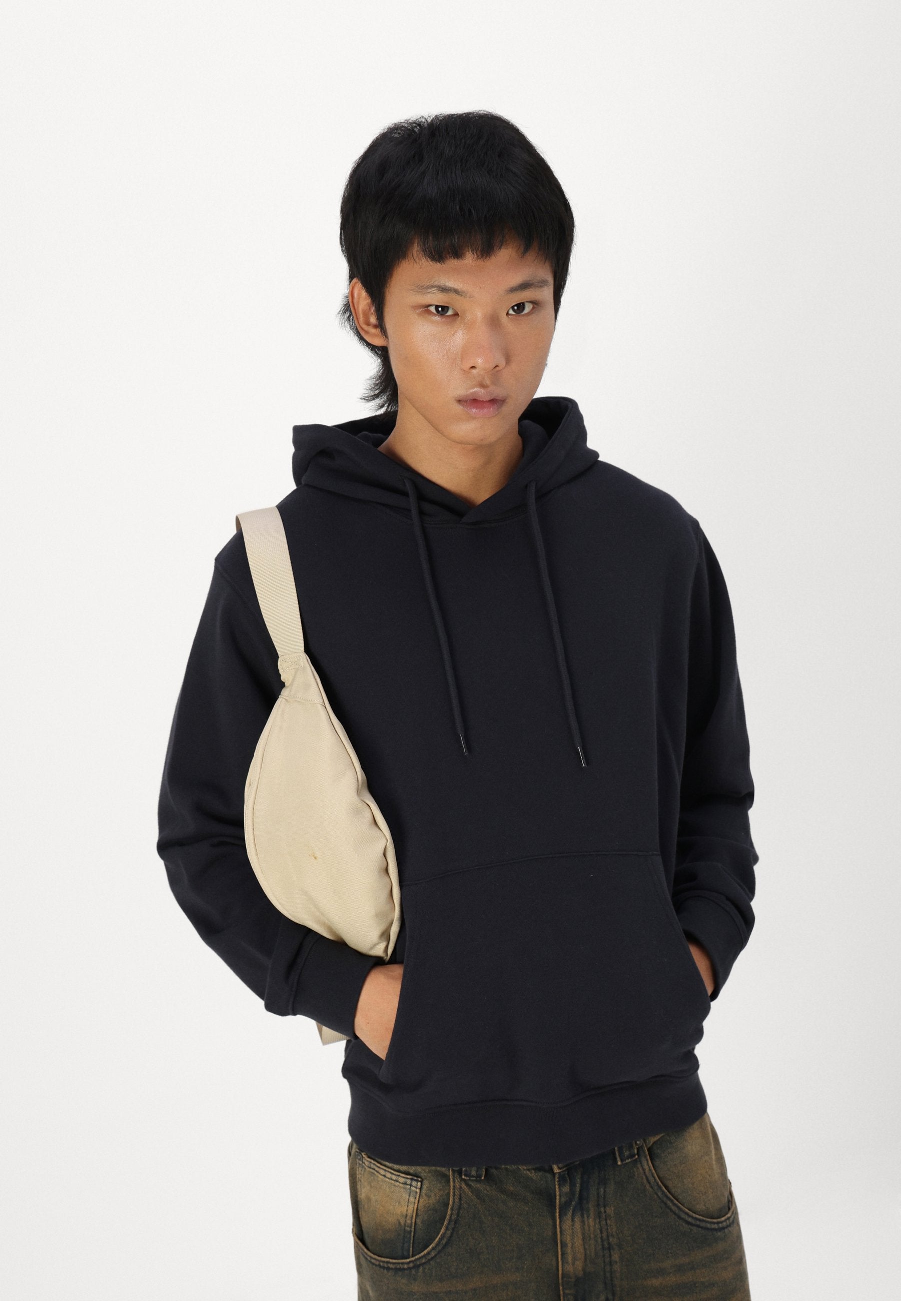 Plain - Hoodie - dark navy
